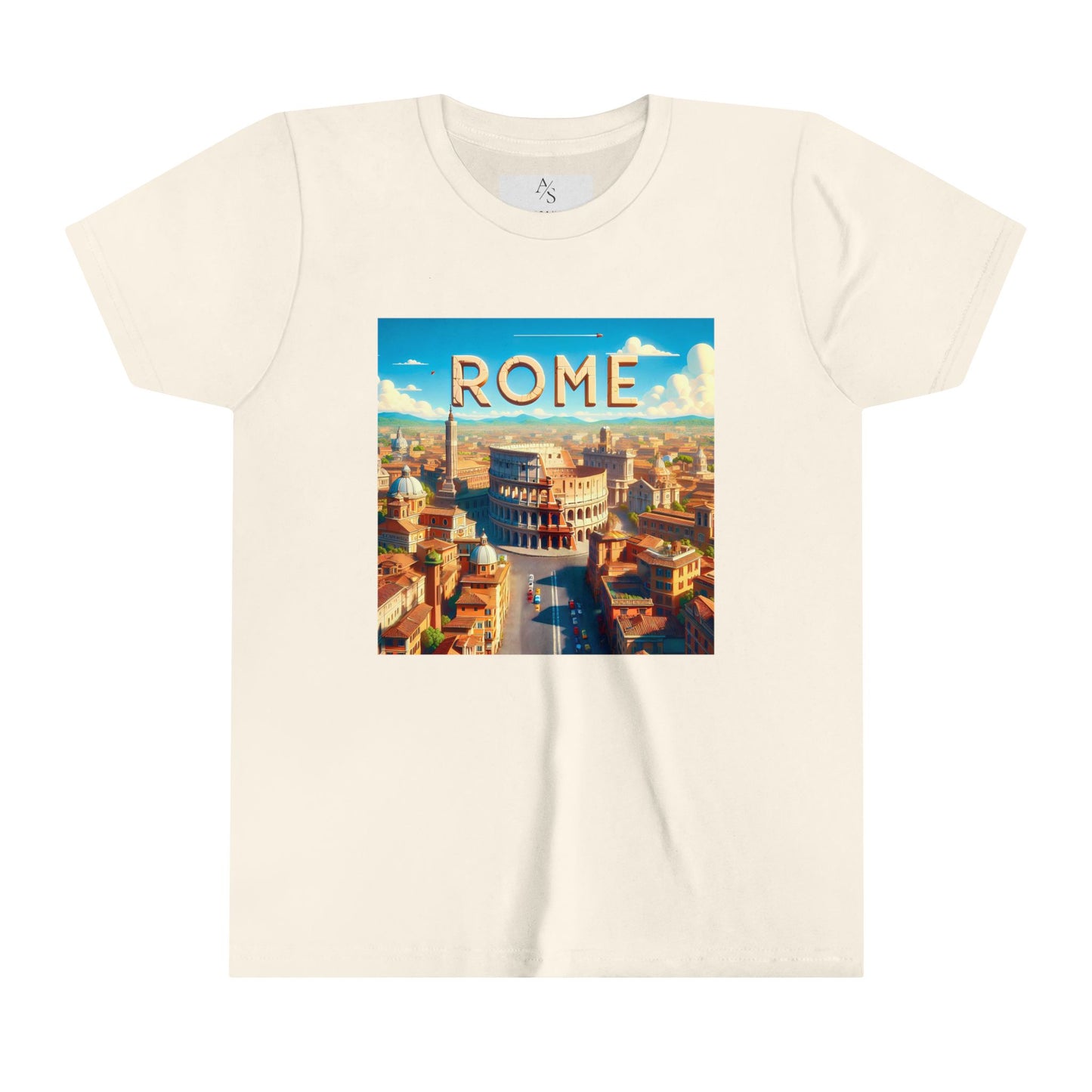 Rome Disney Pixar Style Youth Short Sleeve Tee