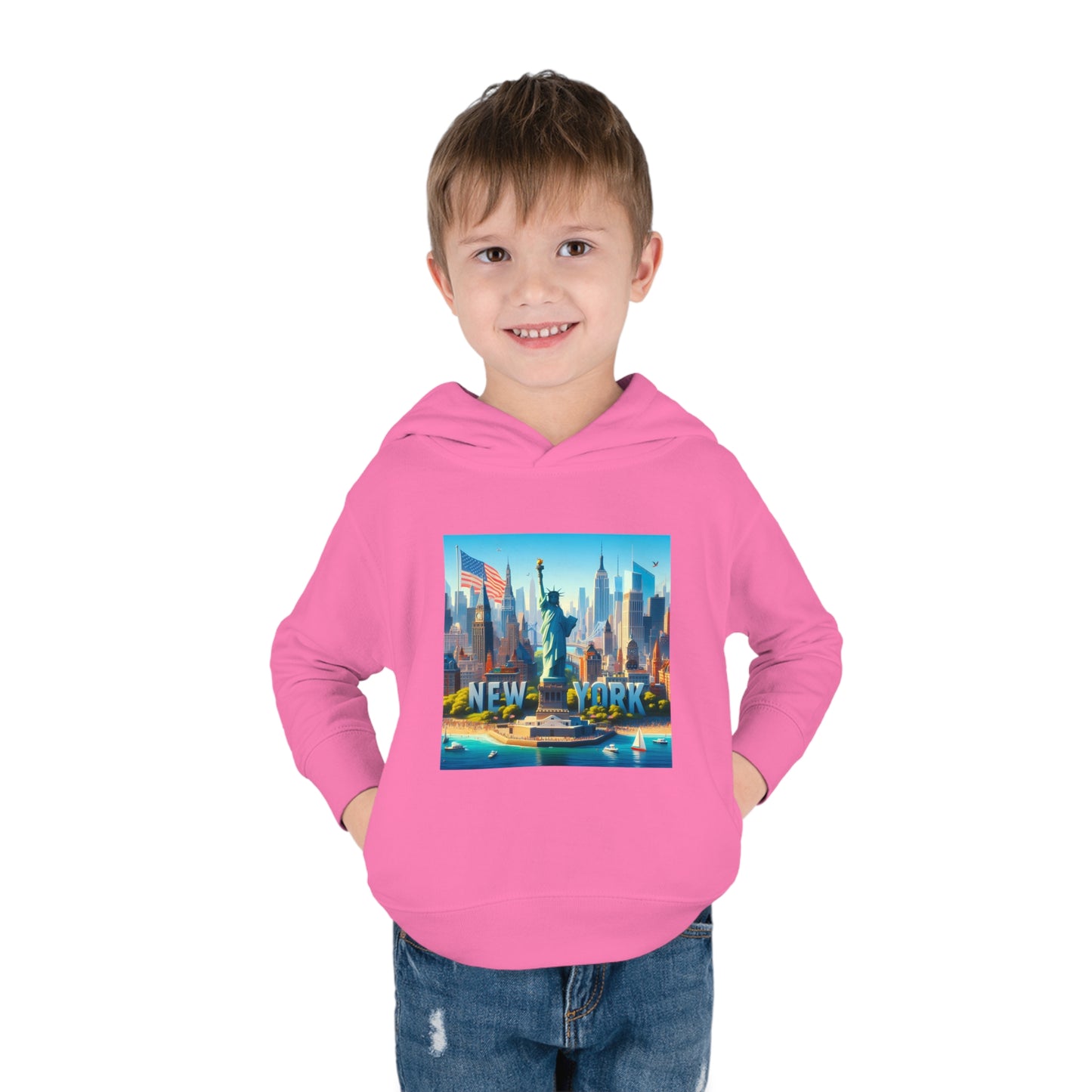 NY Disney Pixar Style Toddler Pullover Fleece Hoodie