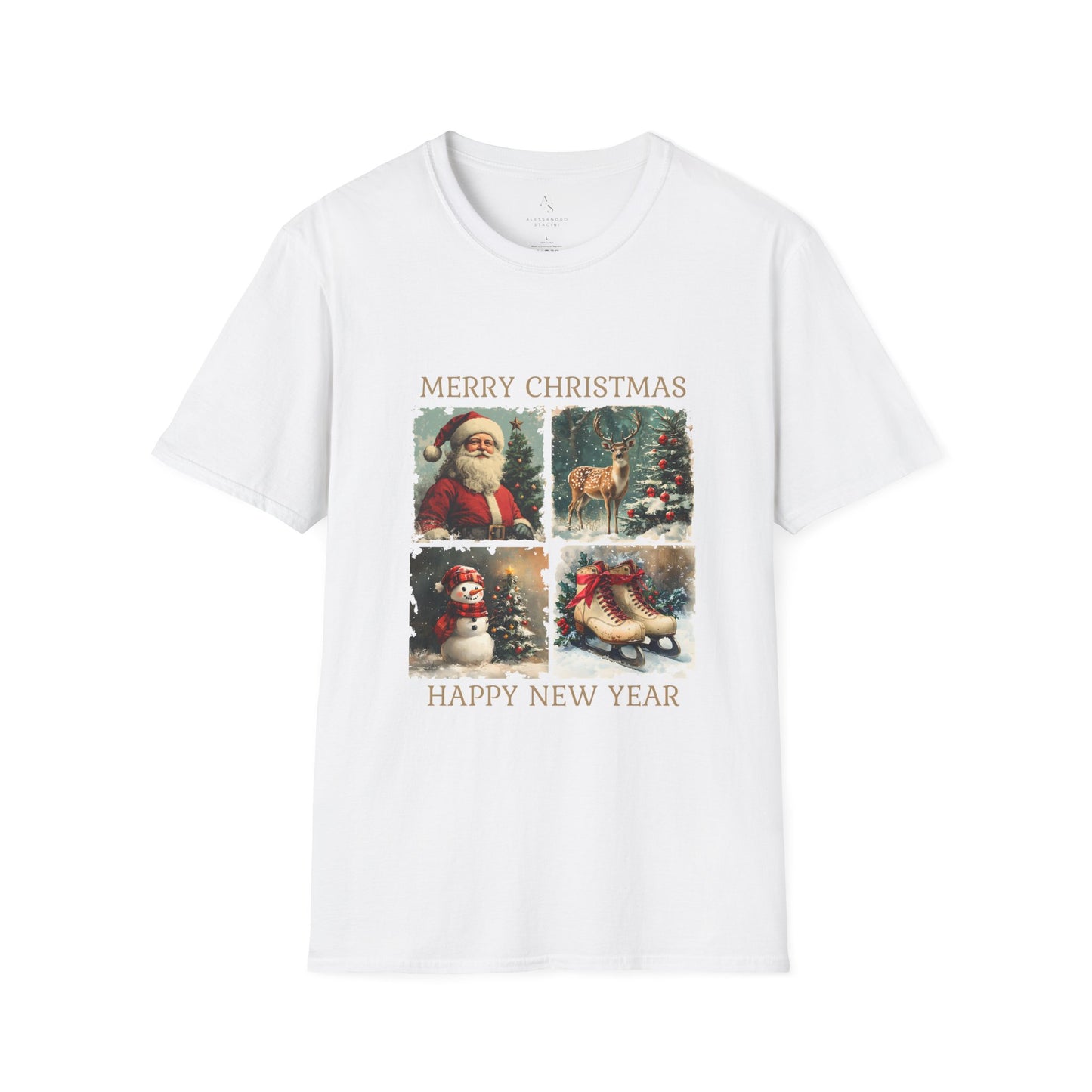 Retro Christmas Softstyle T-Shirt