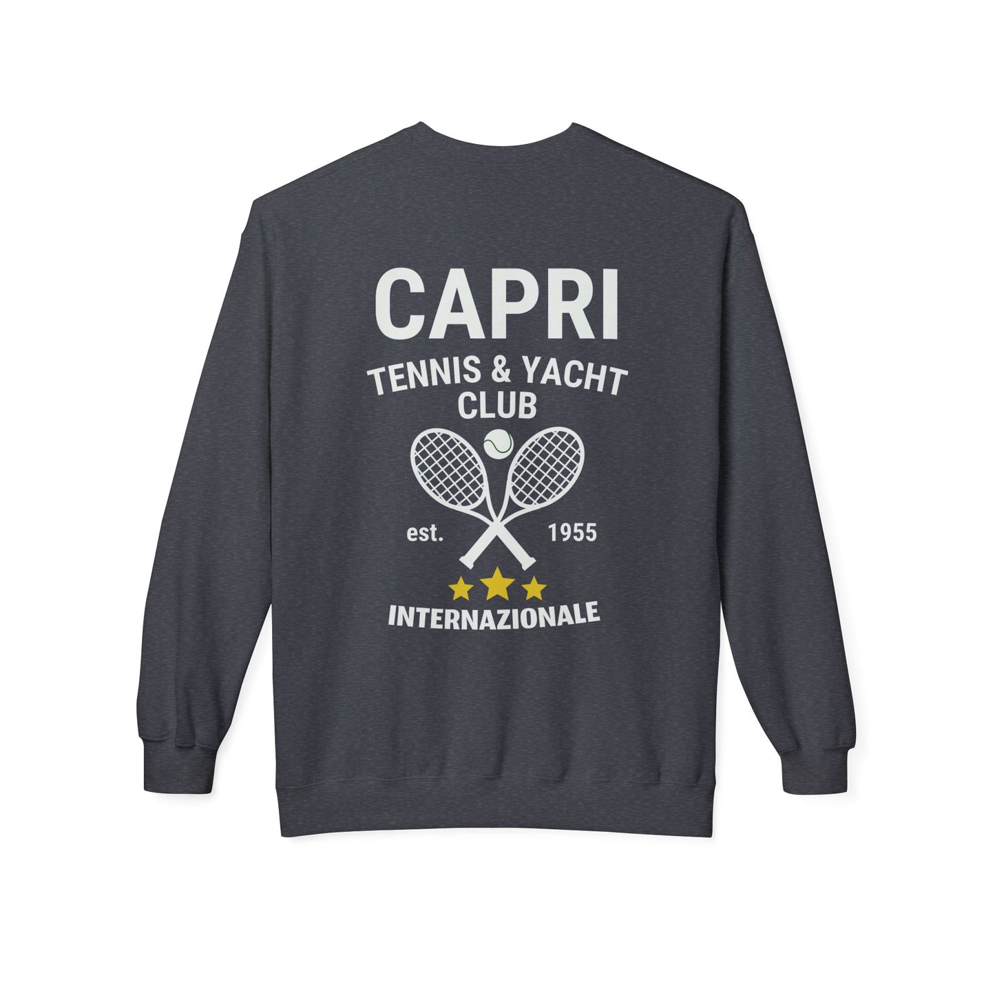 Capri Tennis & Yacht Club Vintage Graphic Sweatshirt