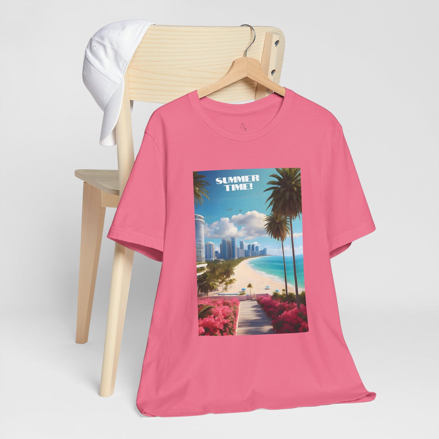 Summer Time Jersey Short Sleeve Tee