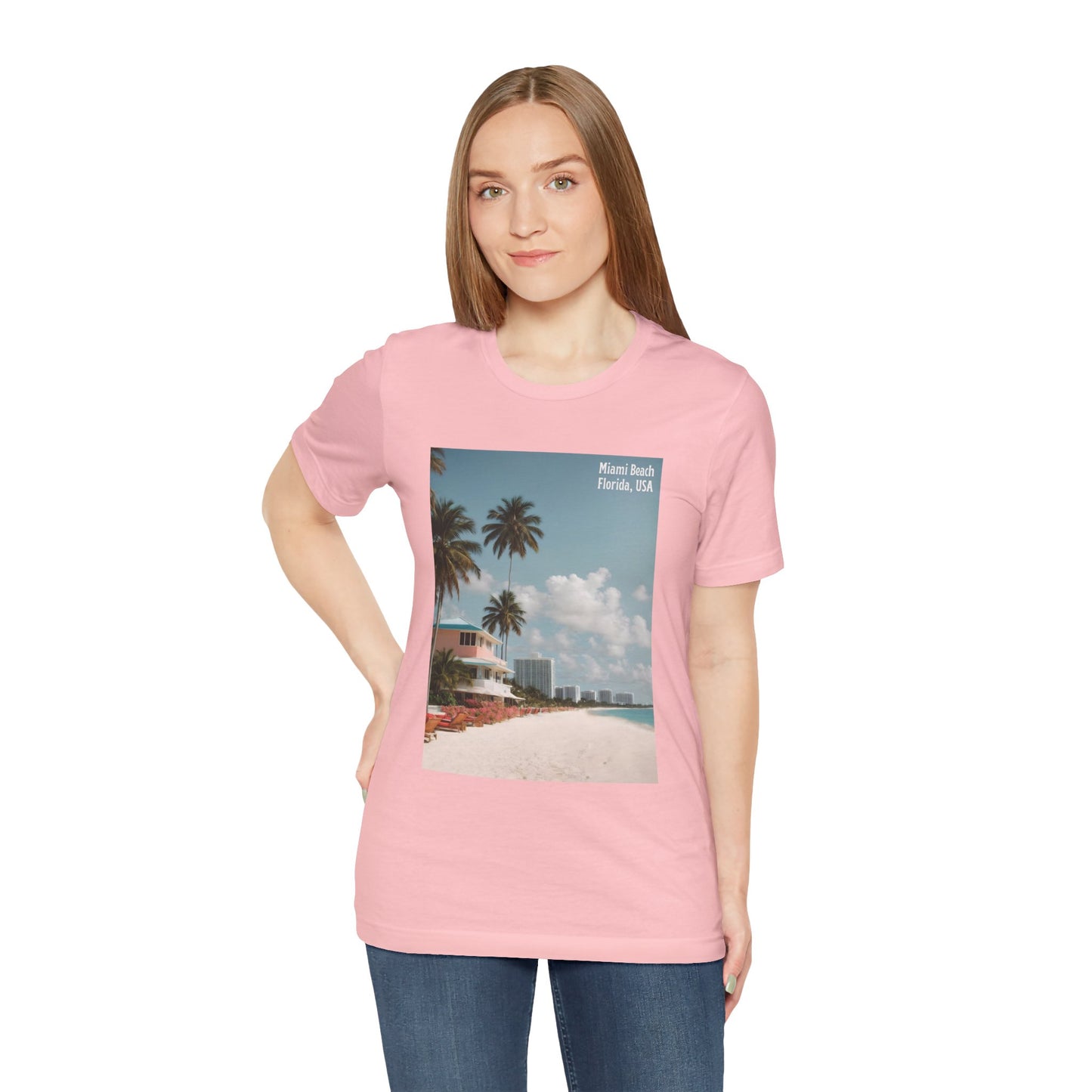 Miami Beach Jersey Short Sleeve Tee