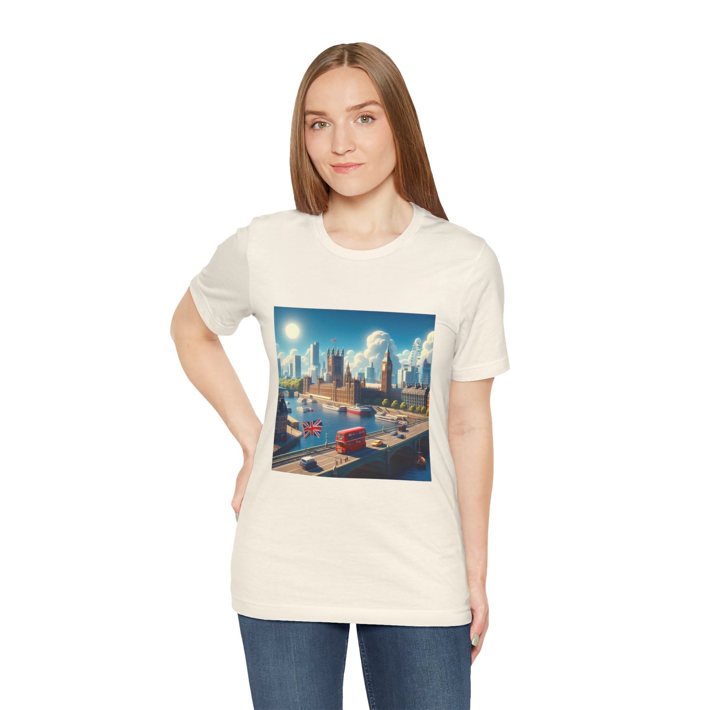 London Disney Pixar Style Jersey Short Sleeve Tee