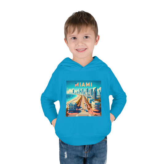 Miami Disney Pixar Style Toddler Pullover Fleece Hoodie