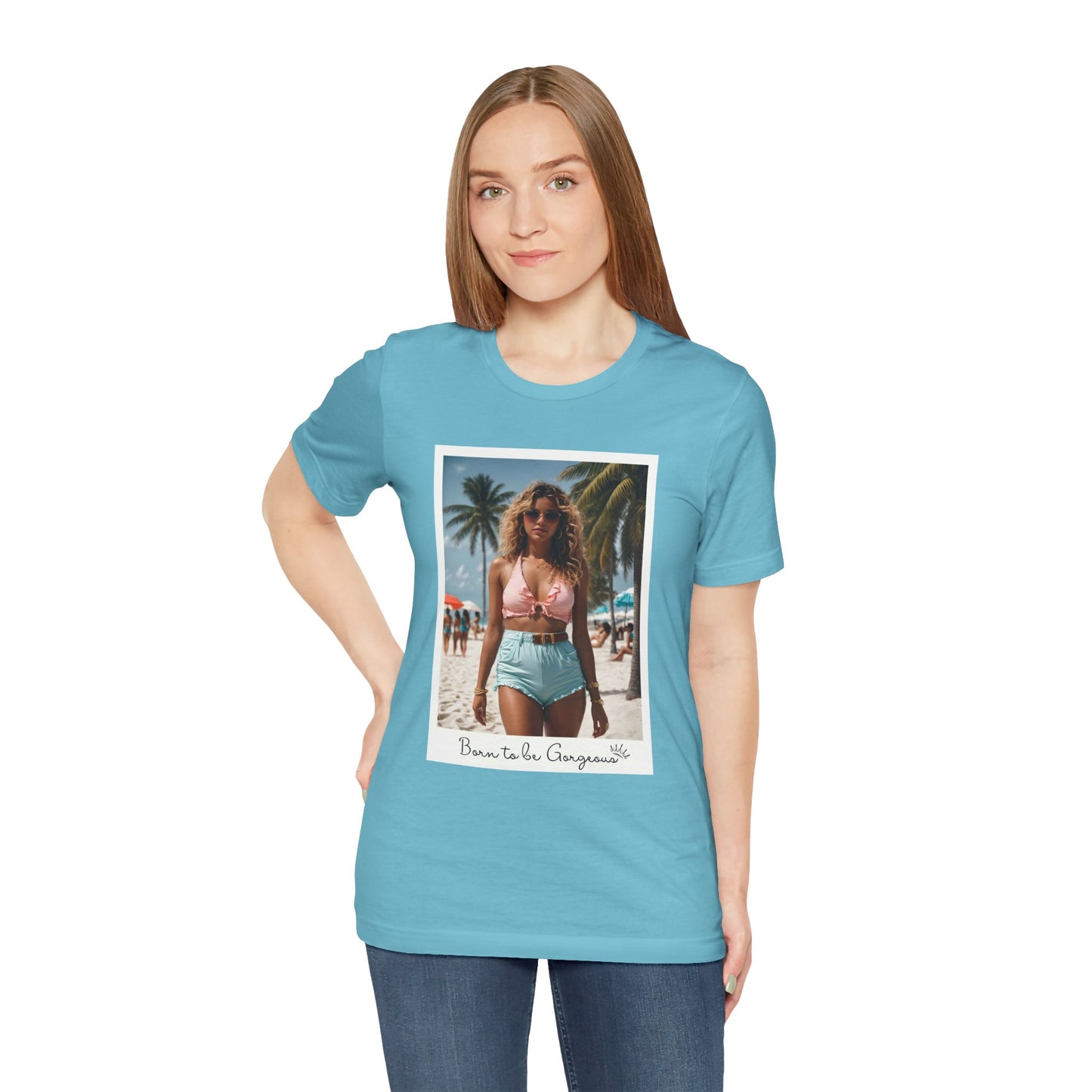 Born To Be Gorgeous Jersey Short Sleeve Tee