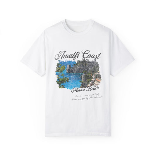 Minori Beach Amalfi Coast Graphic T-Shirt