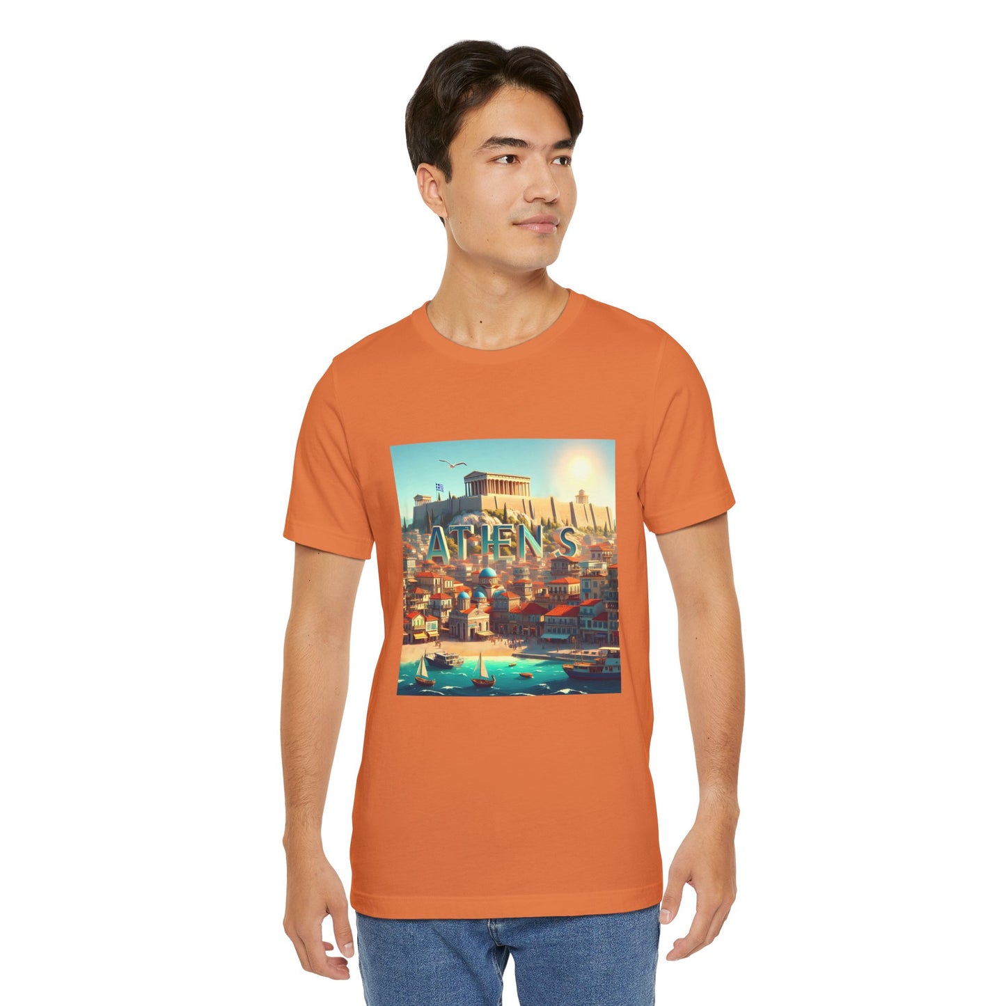 Athens Disney Pixar Style Jersey Short Sleeve Tee