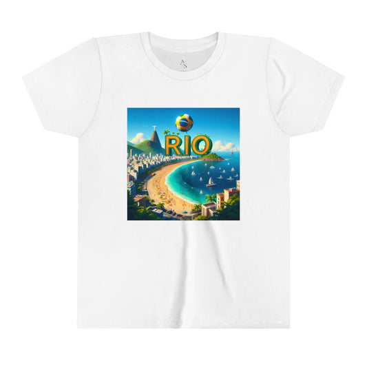 Rio Copacabana Disney Pixar Style Youth Short Sleeve Tee