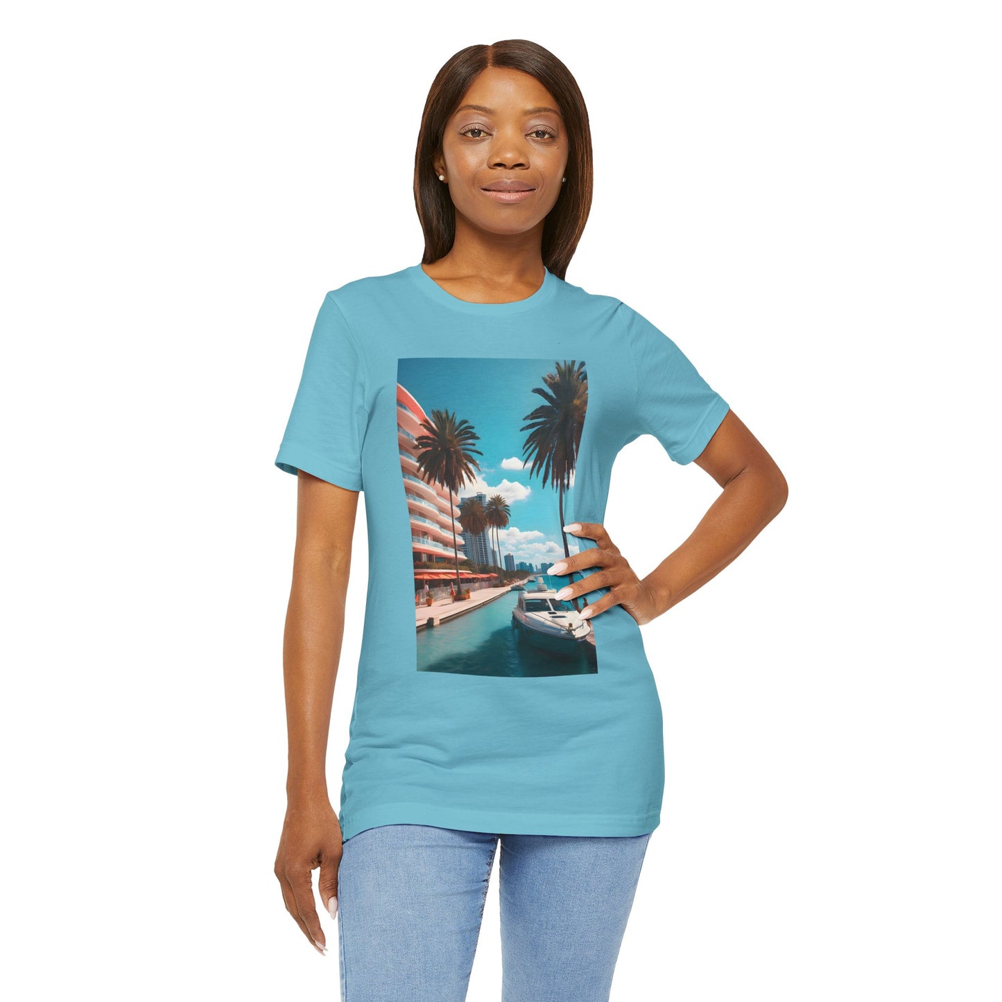 Marina Beach Jersey Short Sleeve Tee