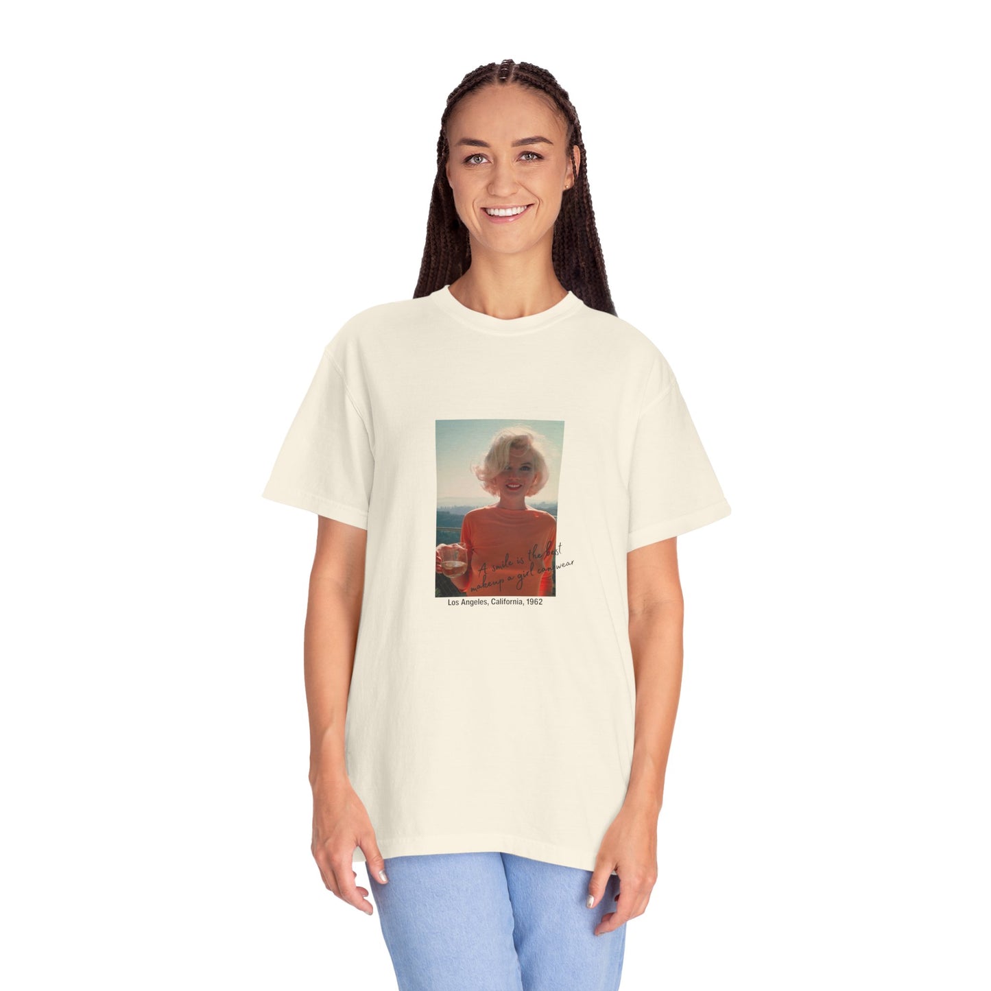 Marilyn Monroe 1960s LA California Photo Graphic T-Shirt