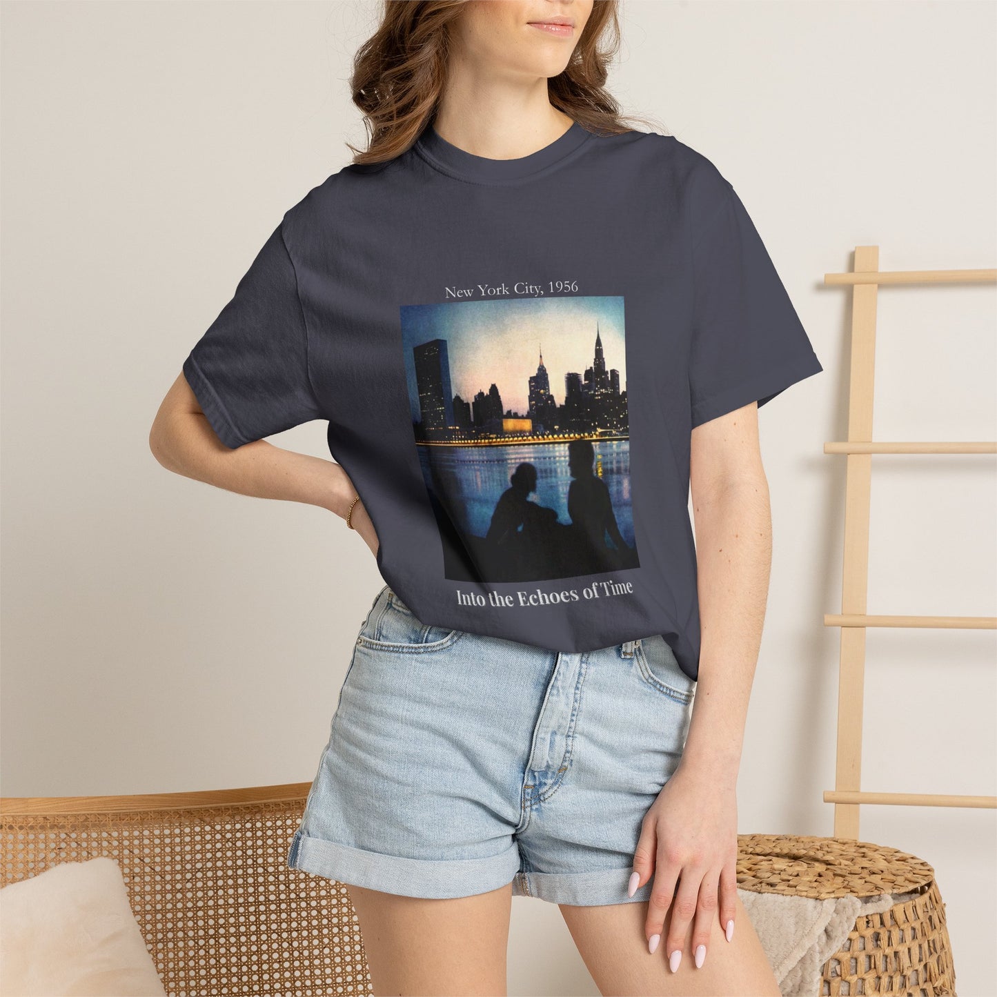 New York City Manhattan Photograph 1950s Graphic T-Shirt
