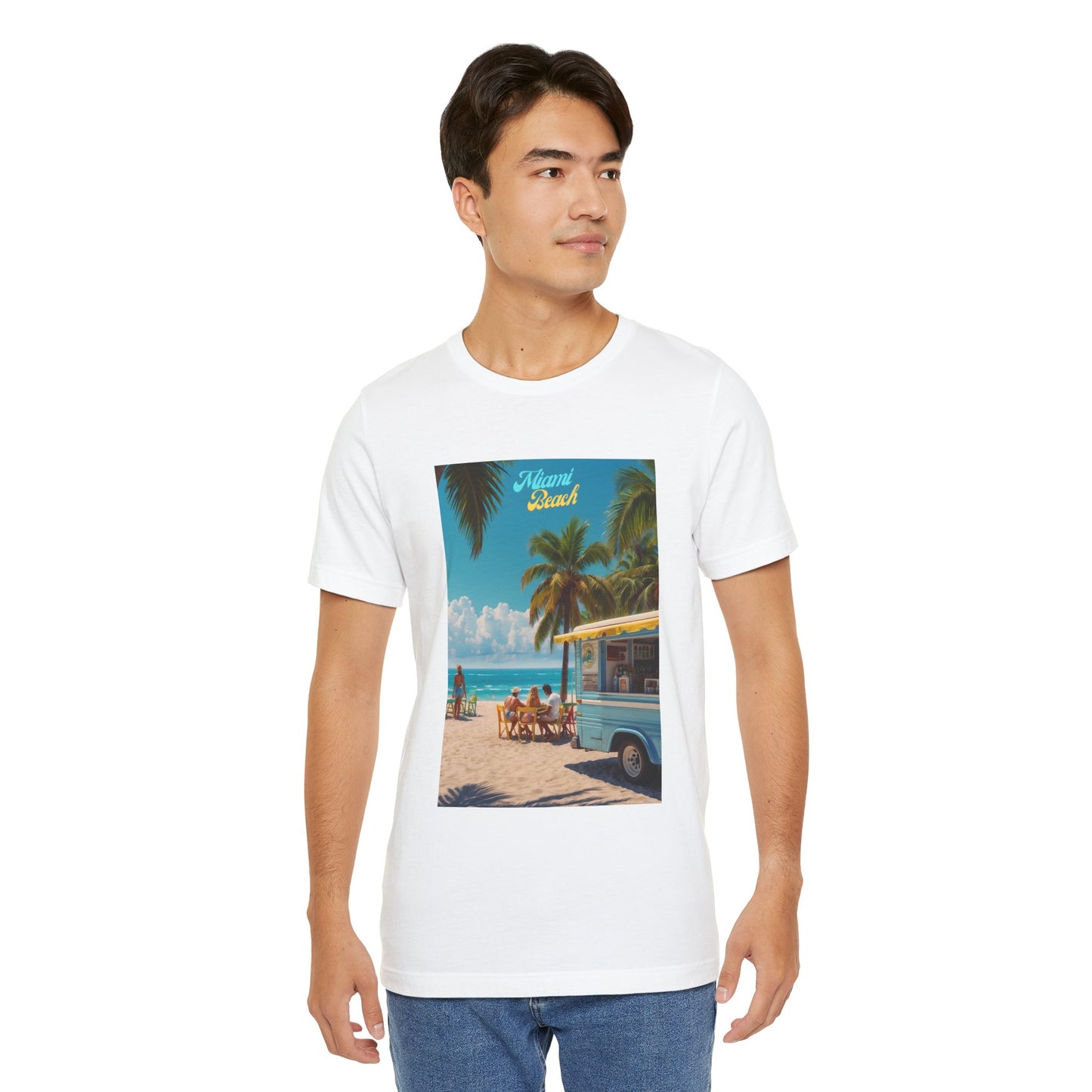 Miami Beach Retrosense Jersey Short Sleeve Tee