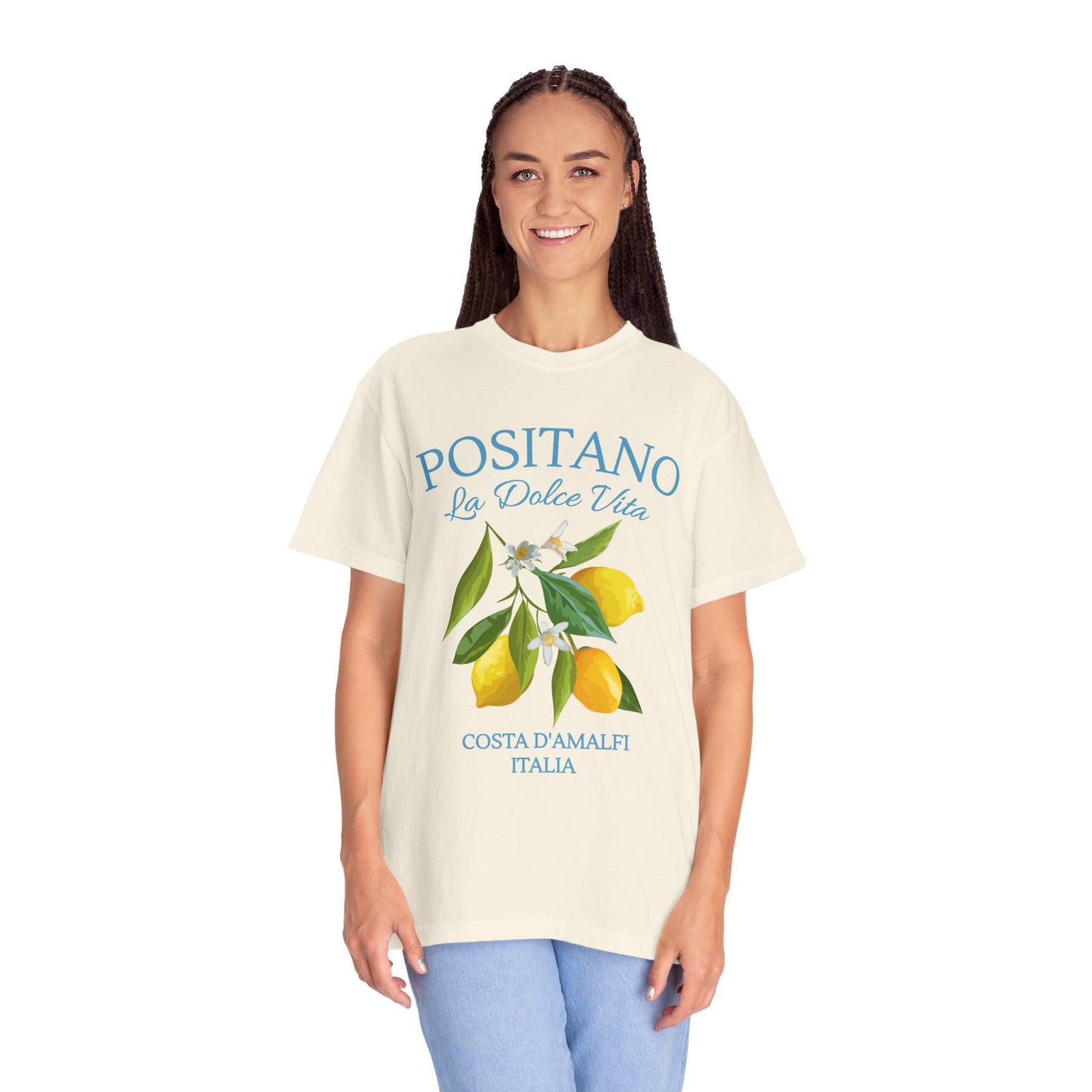 Positano Lemon La Dolce Vita Graphic T-Shirt - Italy Travel Tee