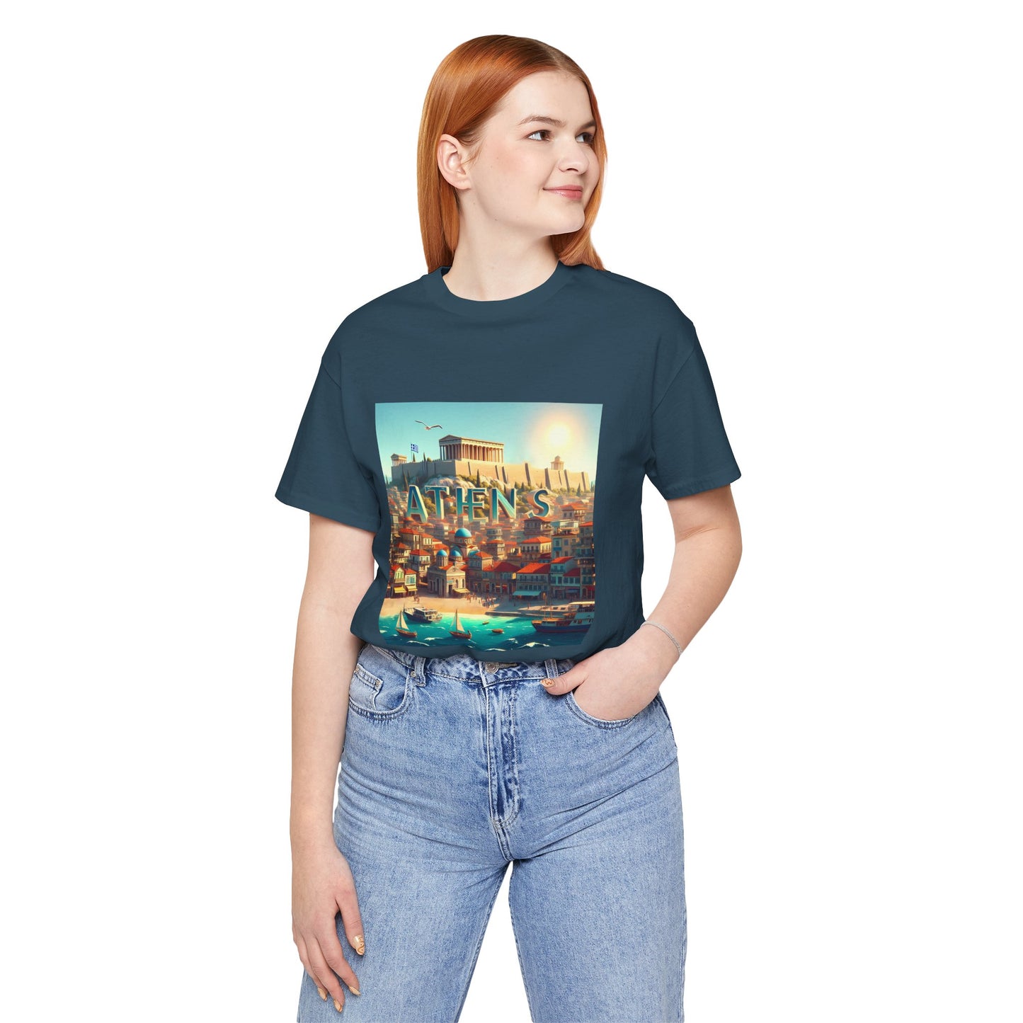 Athens Disney Pixar Style Jersey Short Sleeve Tee