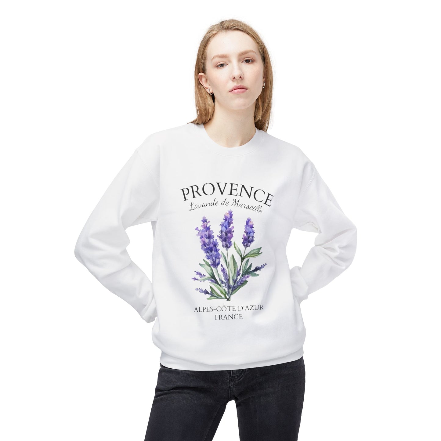 Provence Lavender Marseille Graphic Sweatshirt