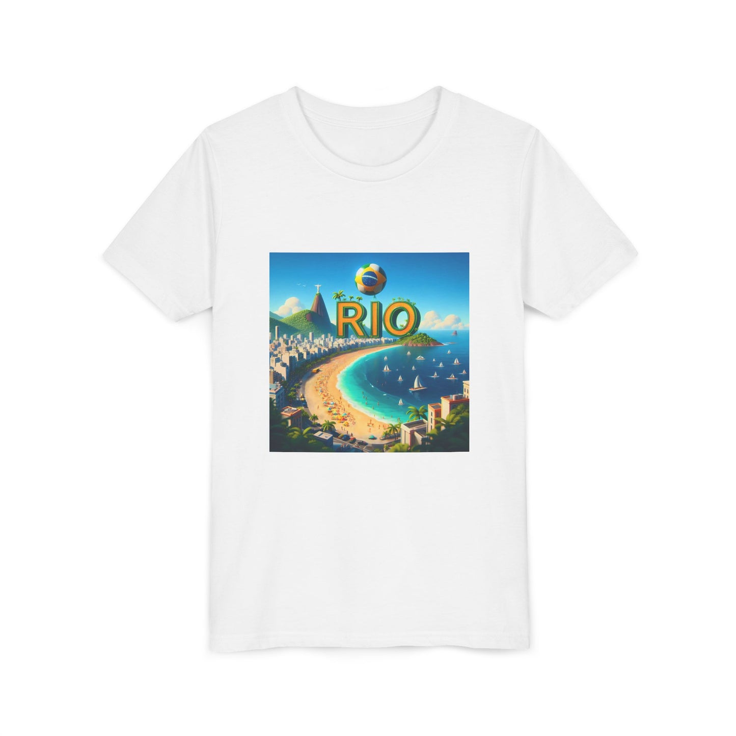 Rio Copacabana Disney Pixar Style Youth T-shirt