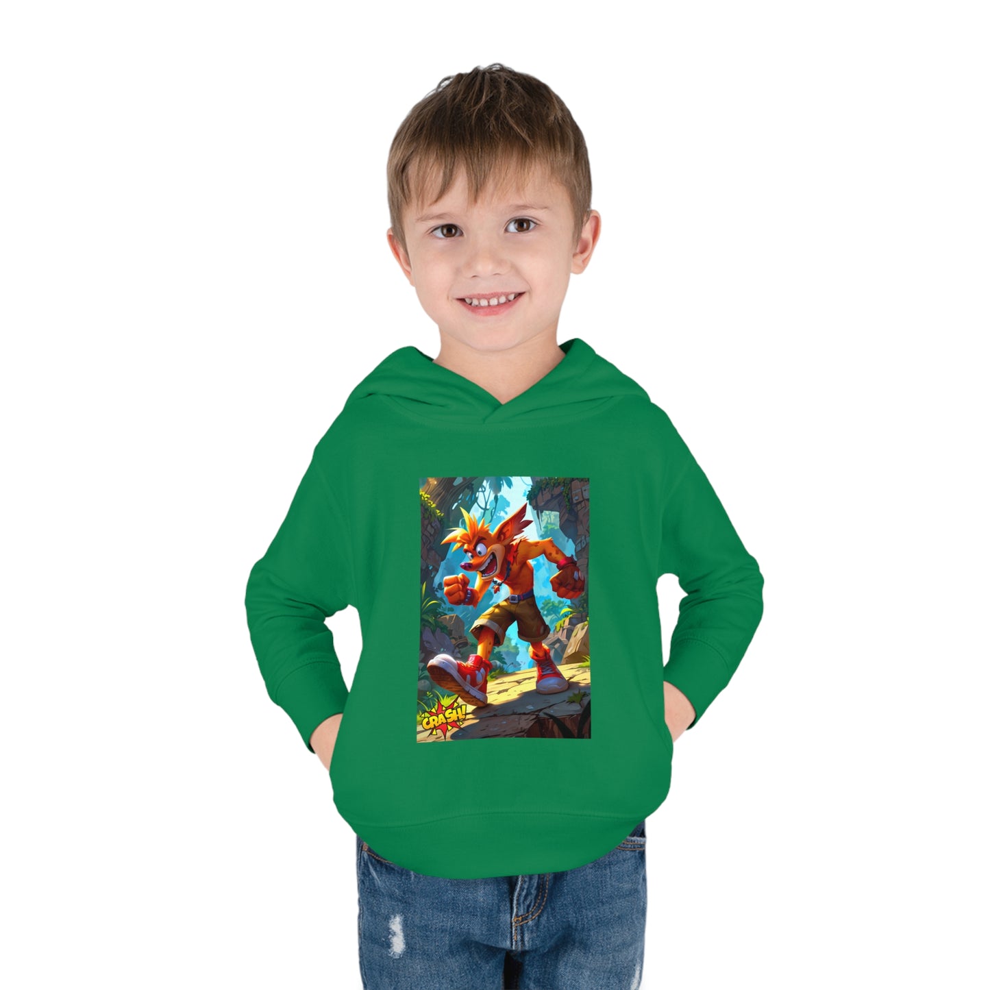 Crash Toddler Pullover Fleece Hoodie