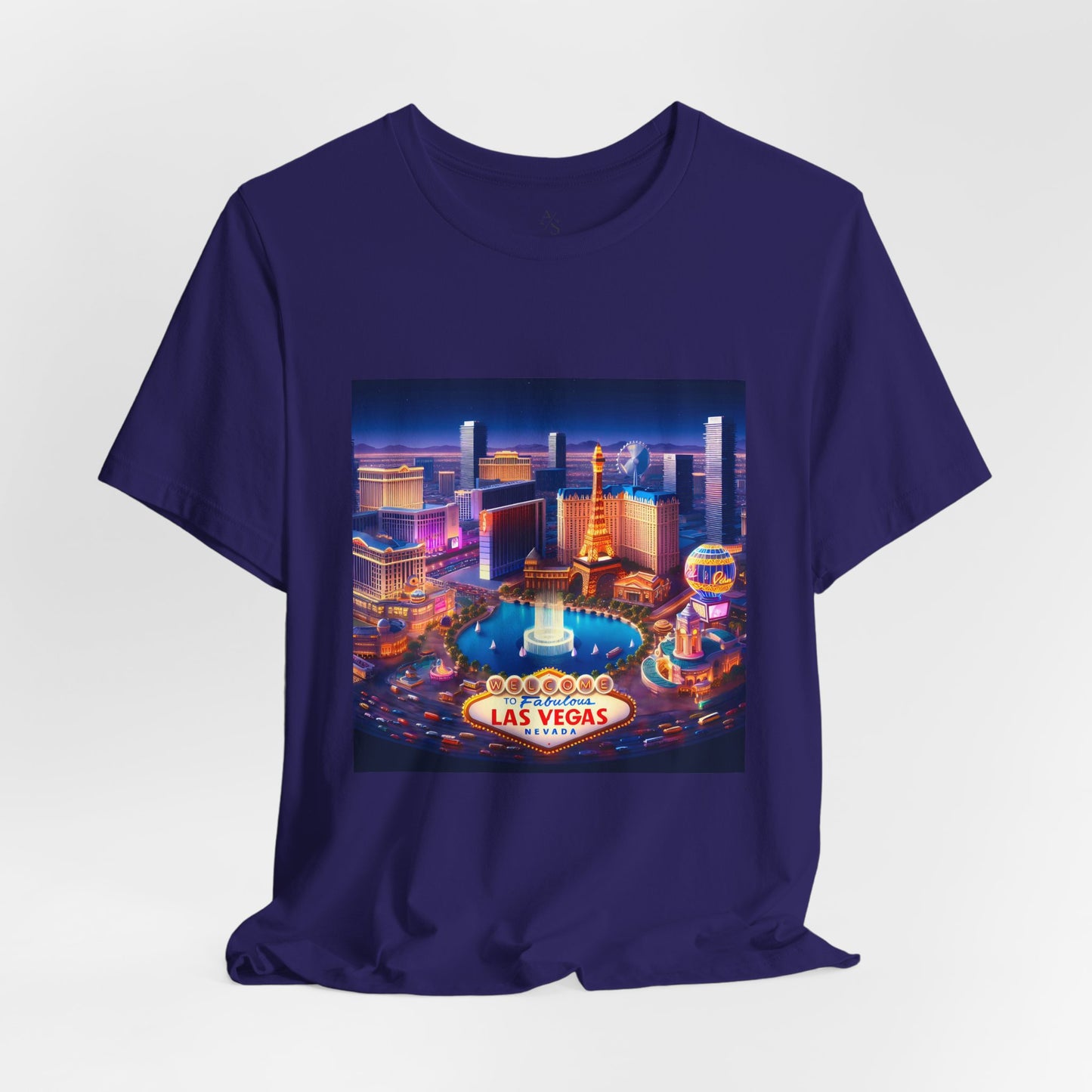 Las Vegas Disney Pixar Style Jersey Short Sleeve Tee