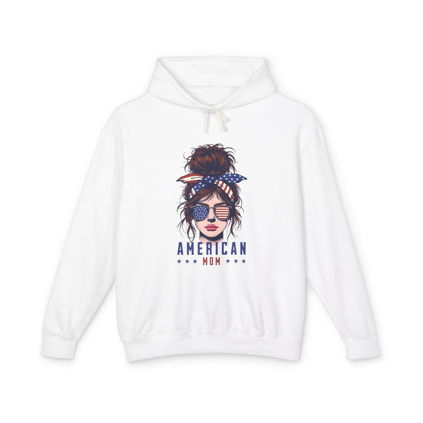 American Mom Lightweight Hooded Sweatshirt