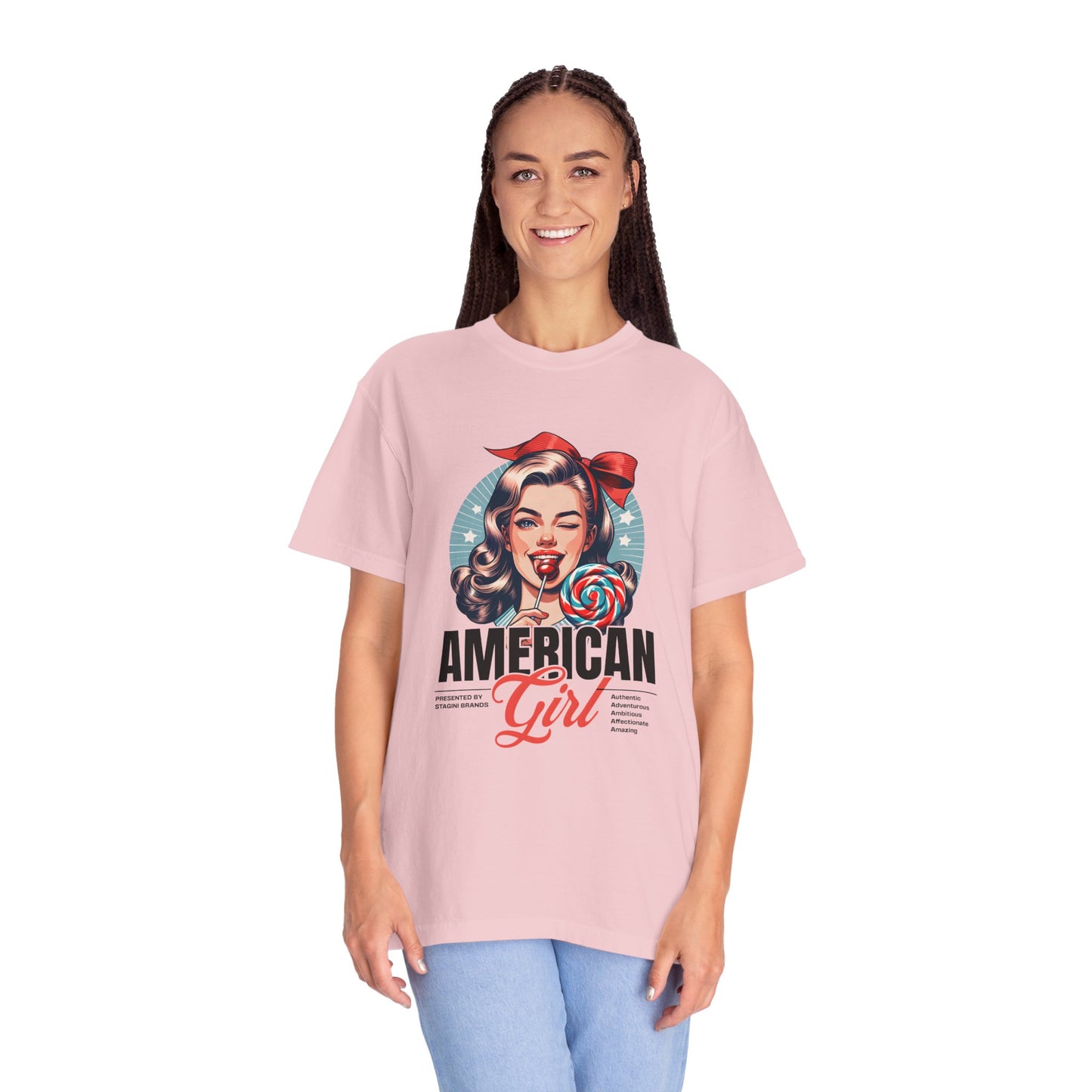 American Girl 1950s Retro Graphic T-Shirt
