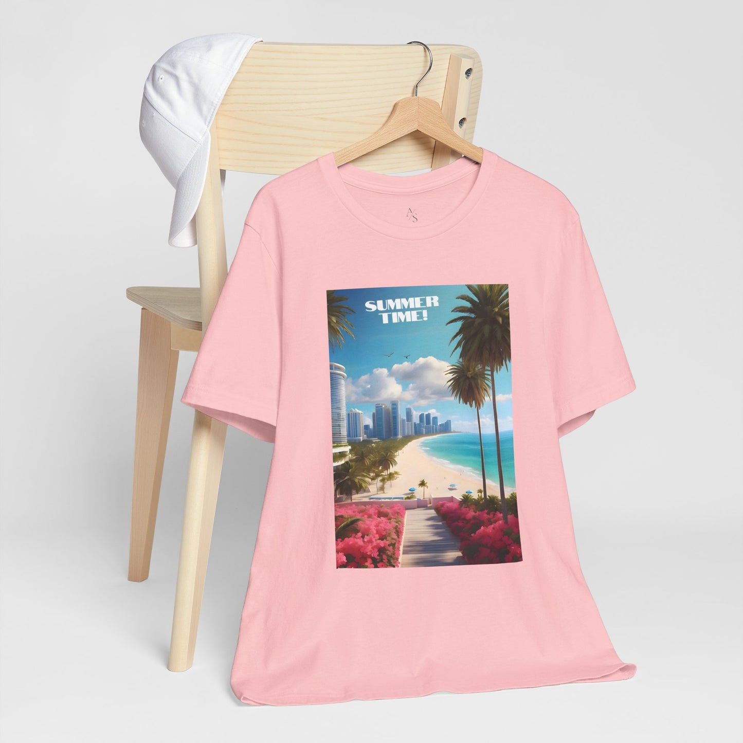 Summer Time Jersey Short Sleeve Tee