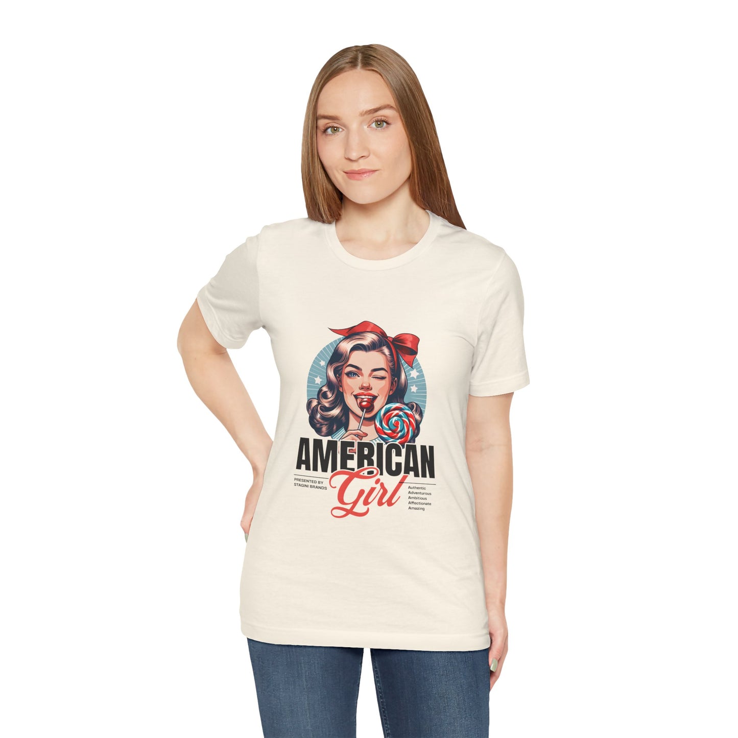 American Girl Jersey Short Sleeve Tee