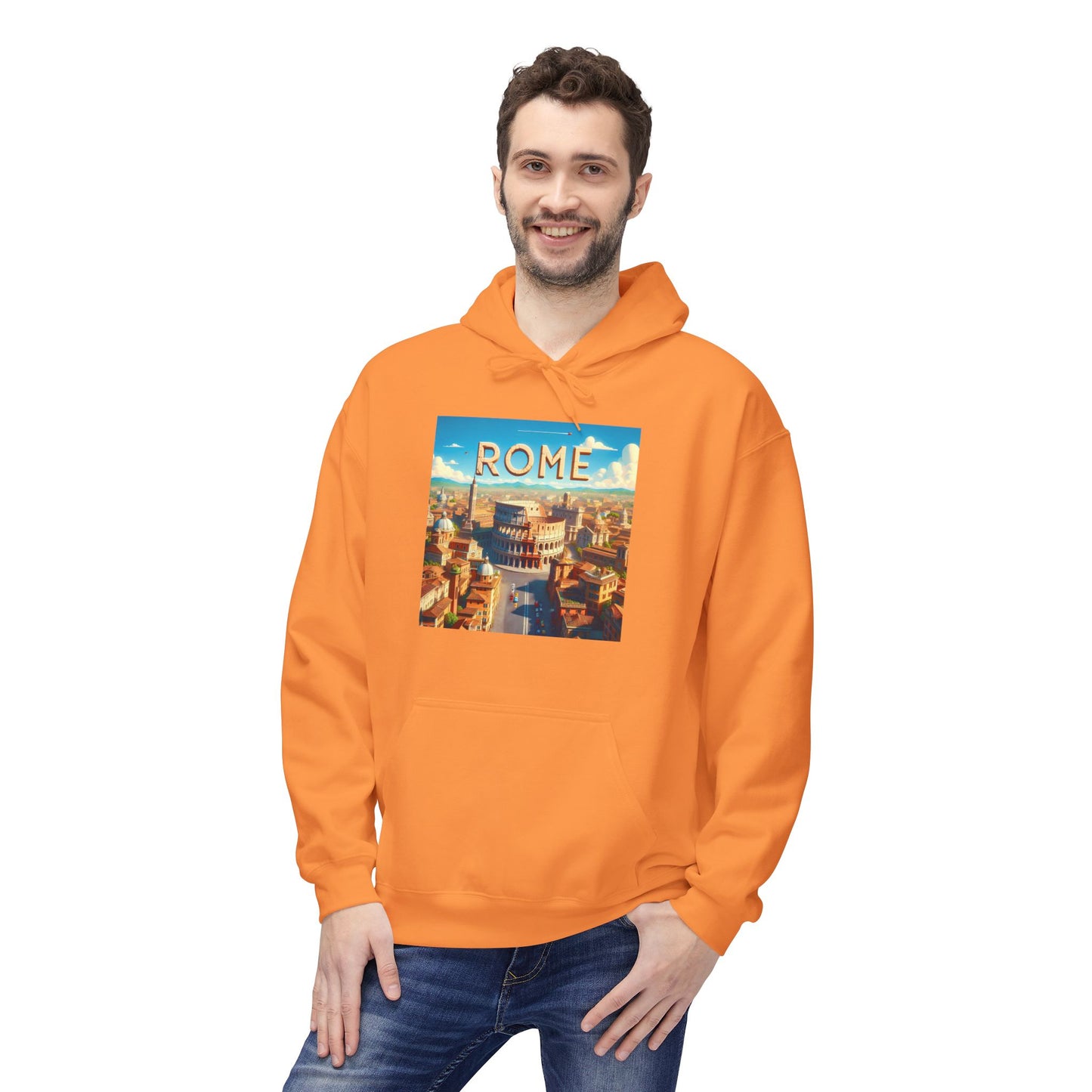 Rome Disney Pixar Style Midweight Softstyle Fleece Hoodie