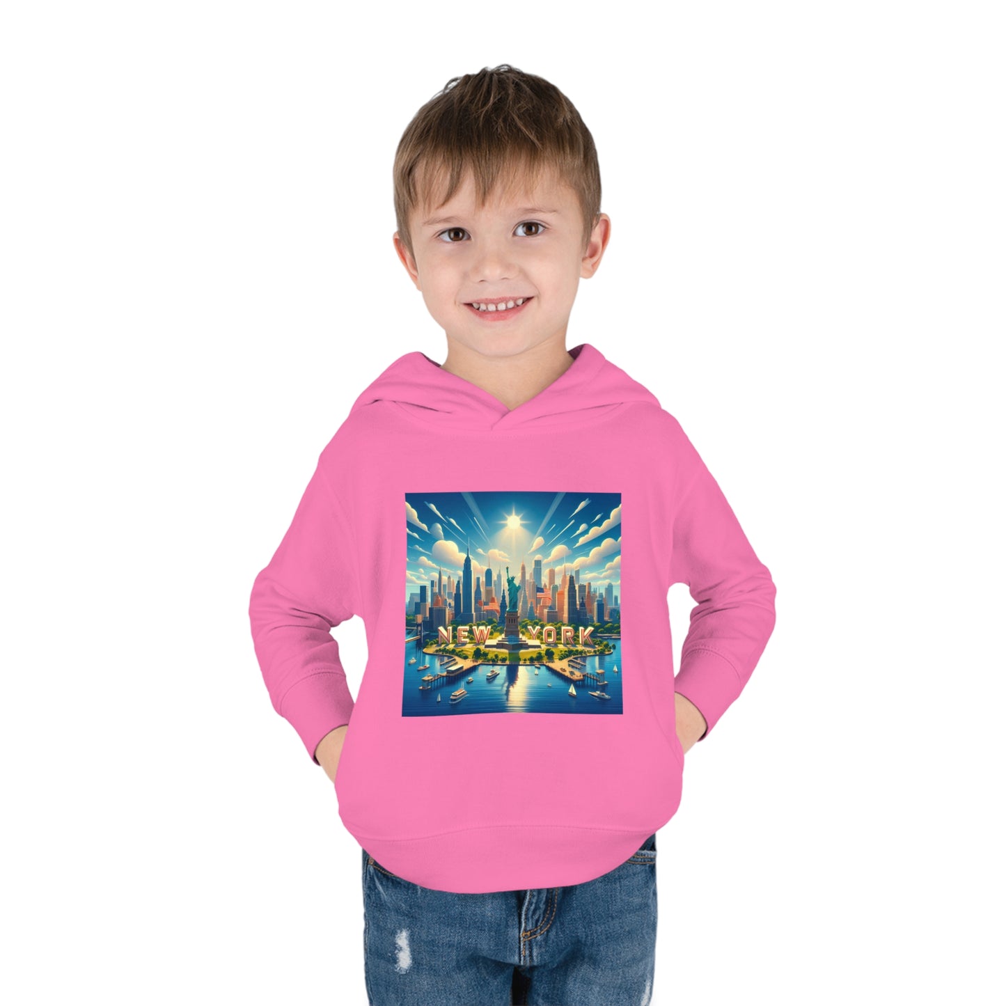 NY Disney Pixar Style Toddler Pullover Fleece Hoodie