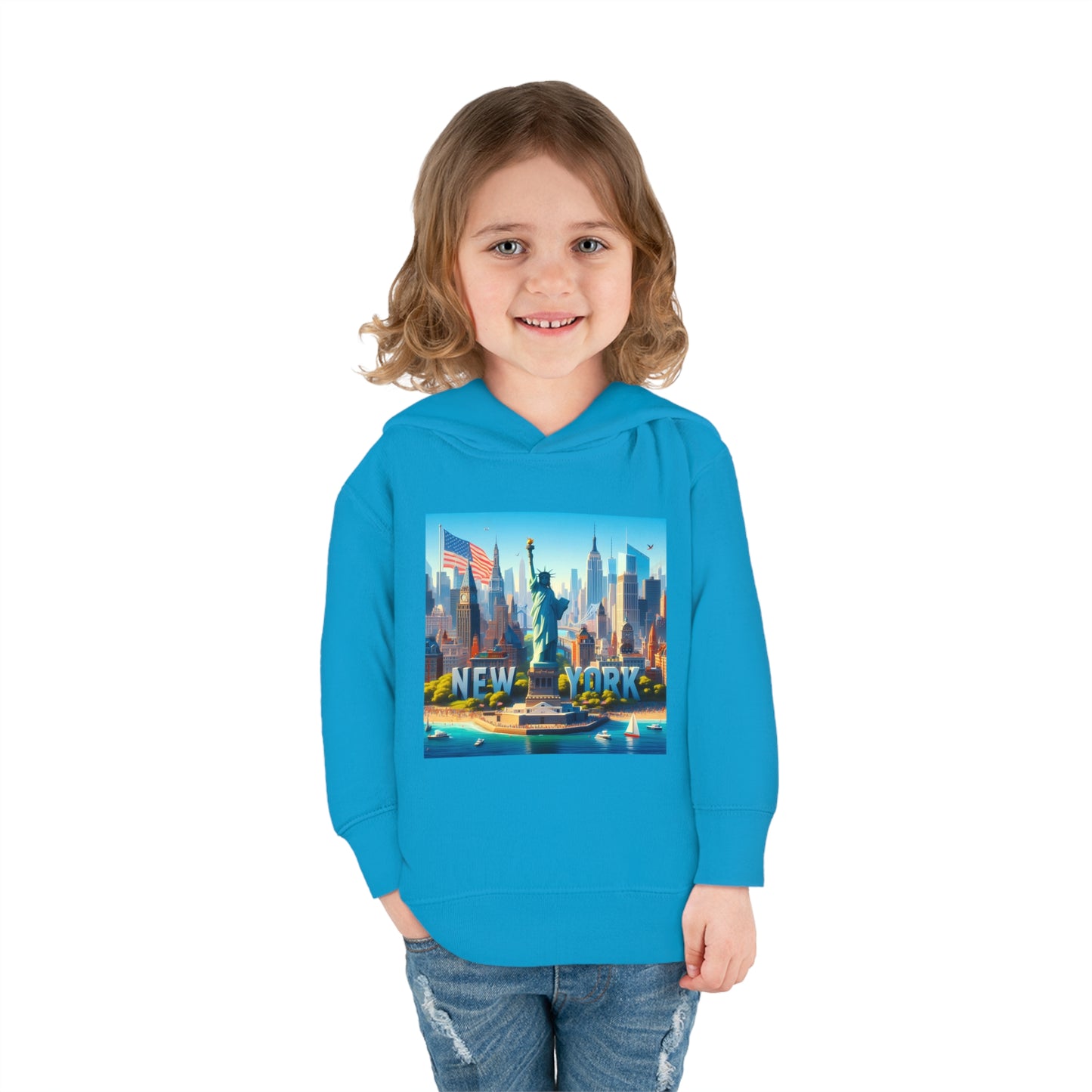 NY Disney Pixar Style Toddler Pullover Fleece Hoodie