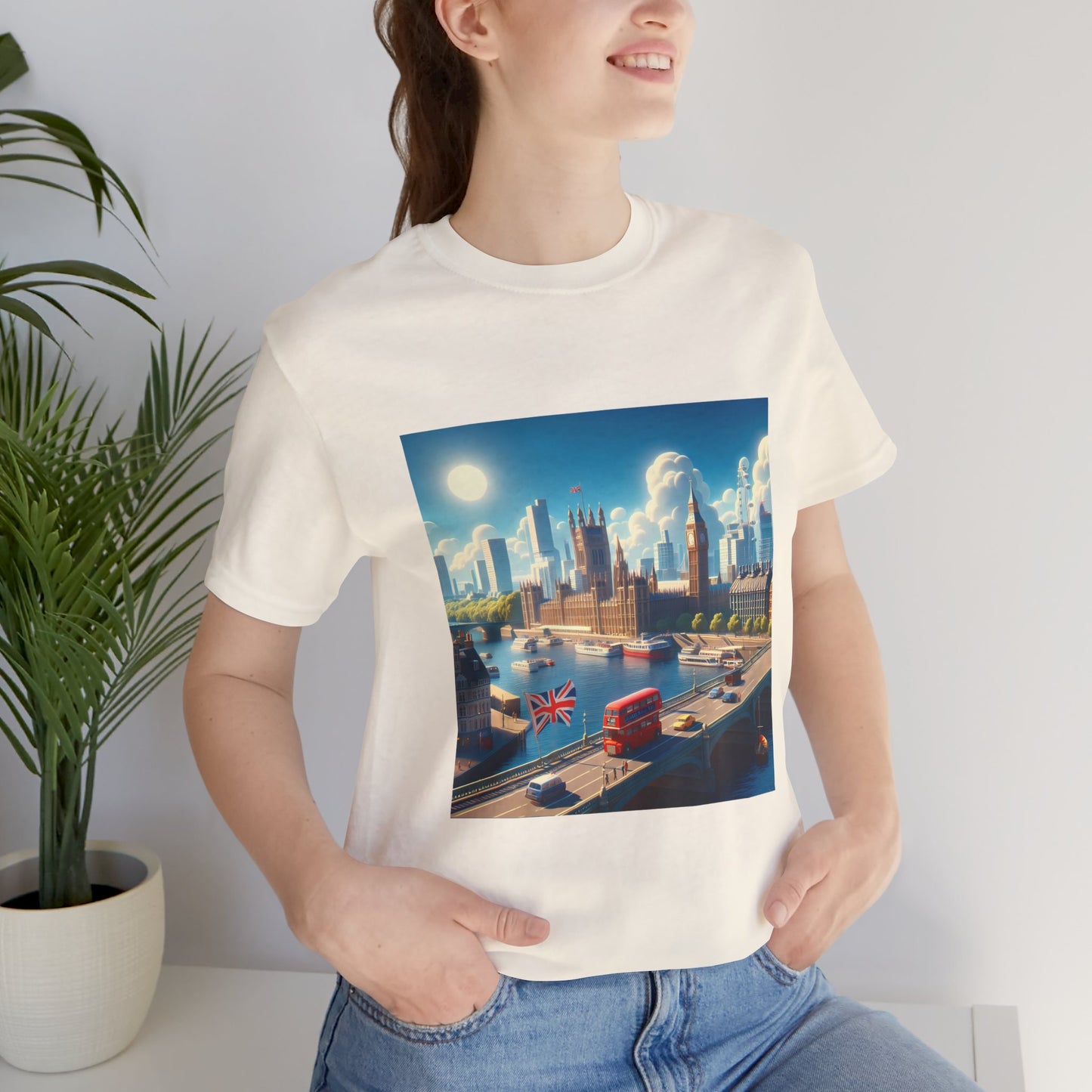 London Disney Pixar Style Jersey Short Sleeve Tee