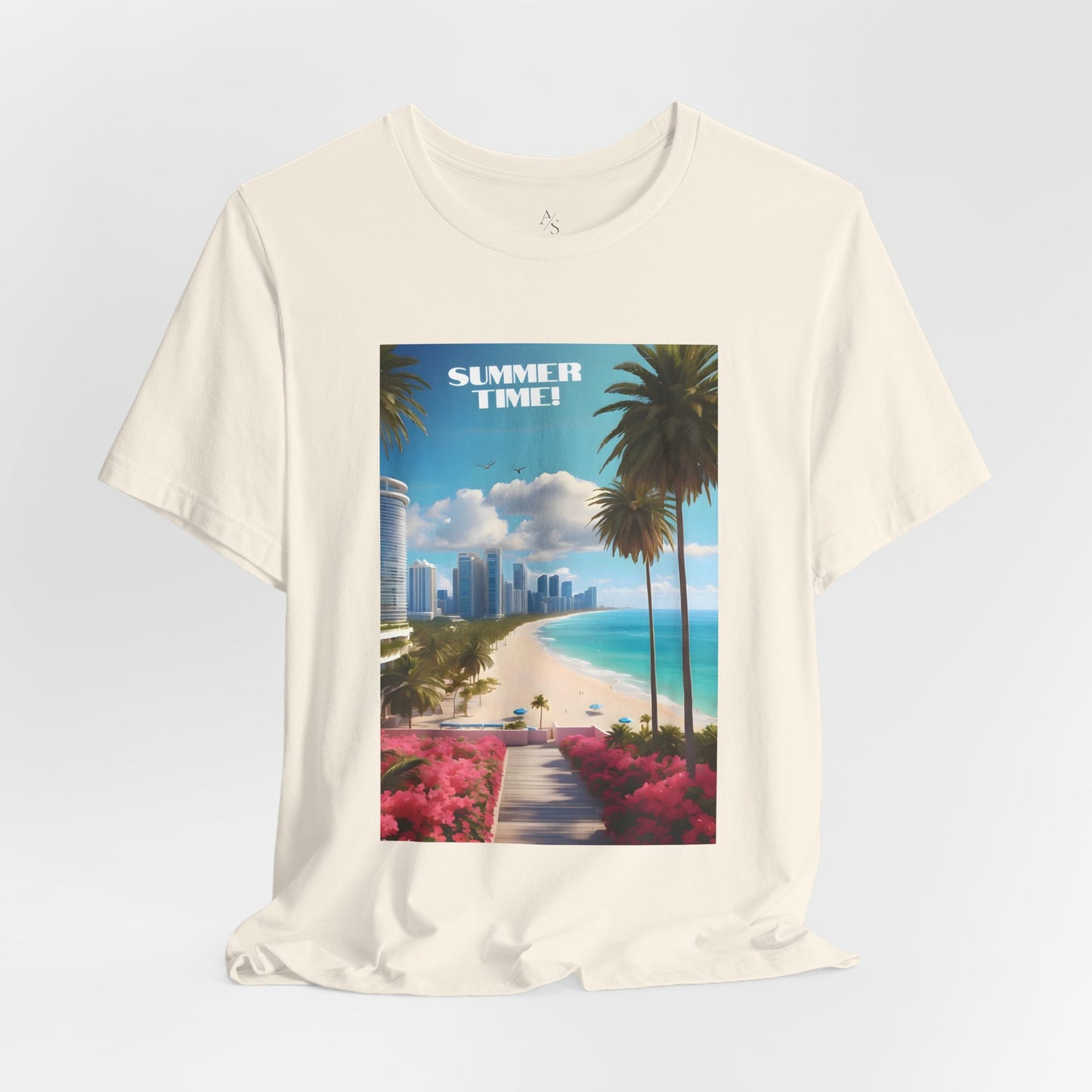 Summer Time Jersey Short Sleeve Tee