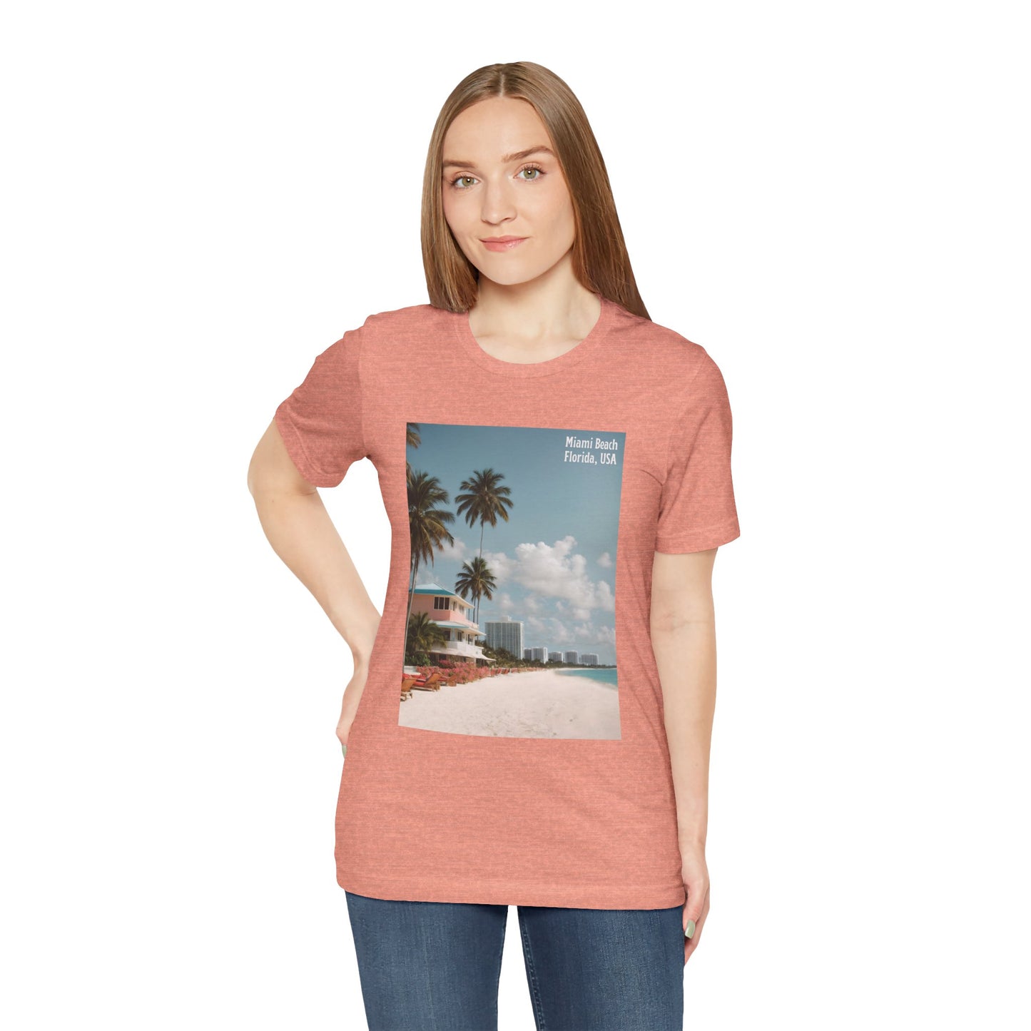 Miami Beach Jersey Short Sleeve Tee