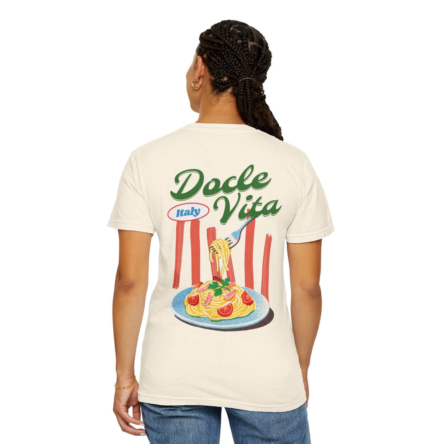 Dolce Vita Italy Pasta Graphic T-Shirt