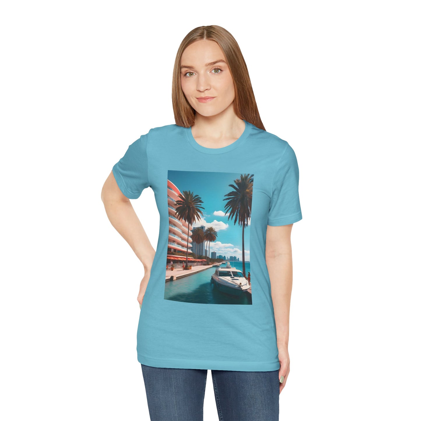 Marina Beach Jersey Short Sleeve Tee