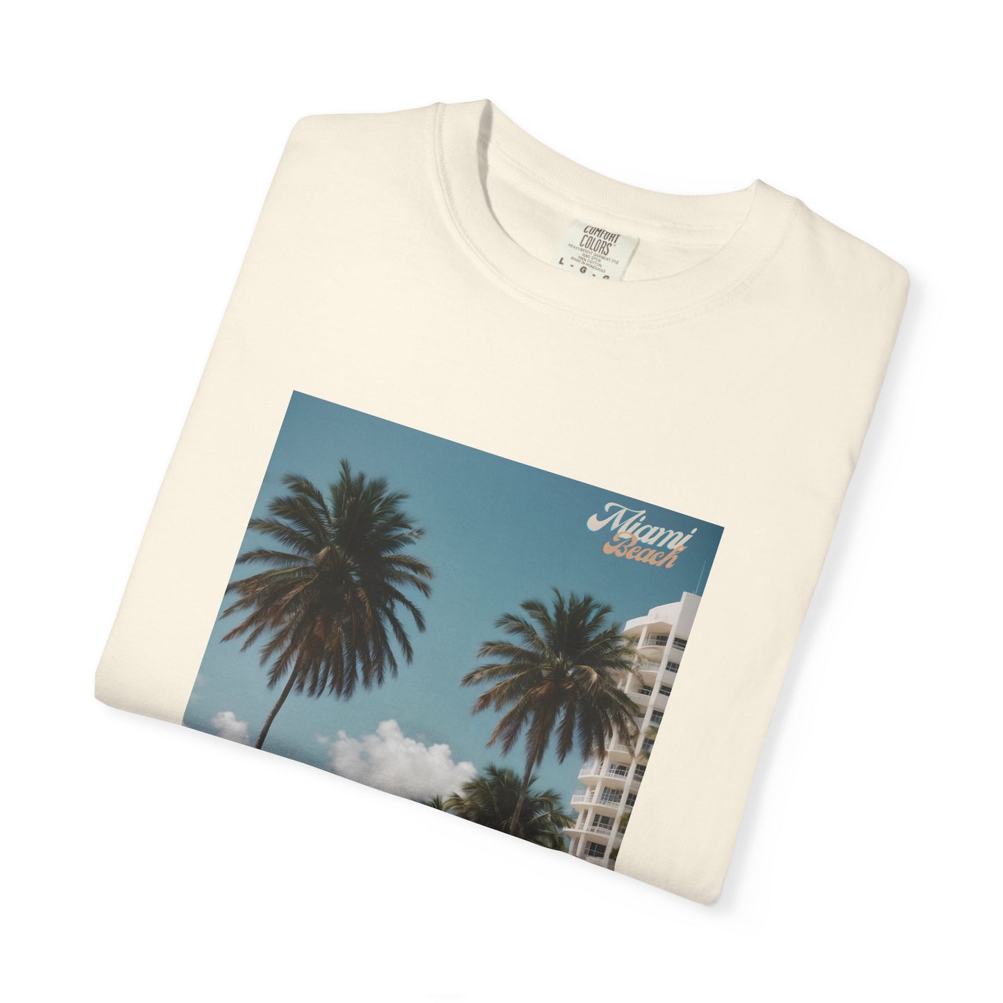 Miami Beach Vintage Car Graphic T-Shirt