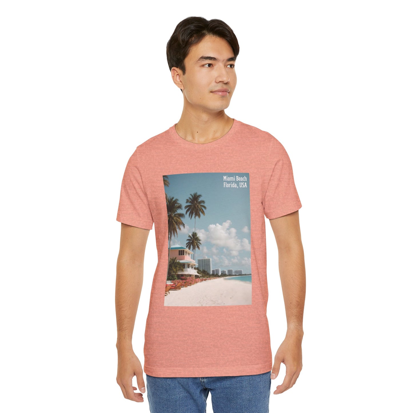 Miami Beach Jersey Short Sleeve Tee