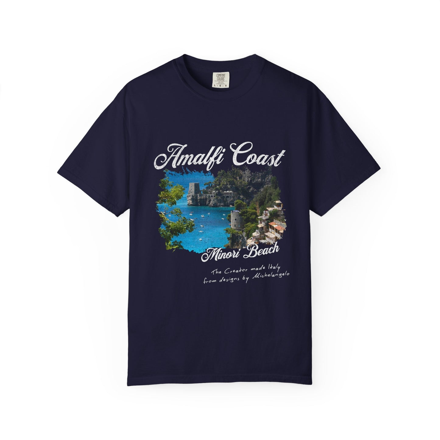 Amalfi Italy Minori Beach Graphic T-Shirt