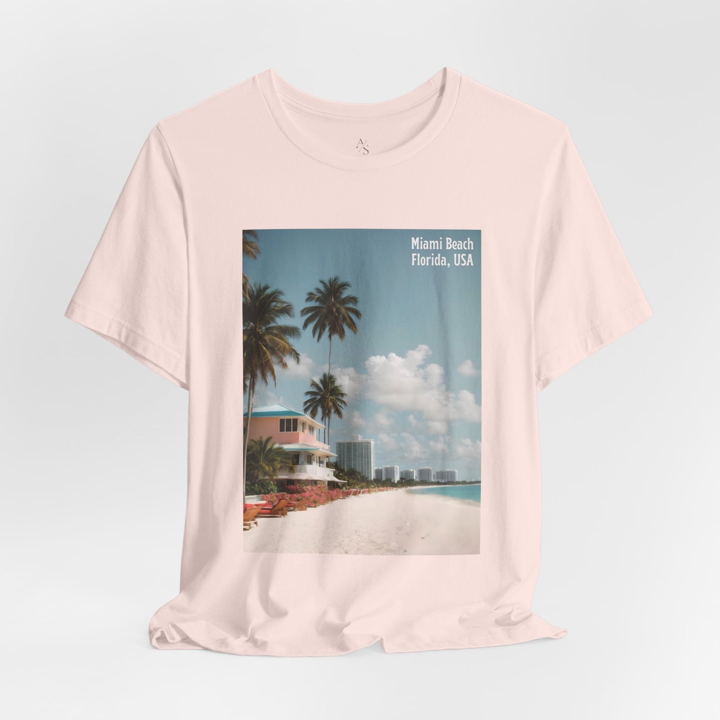 Miami Beach Jersey Short Sleeve Tee