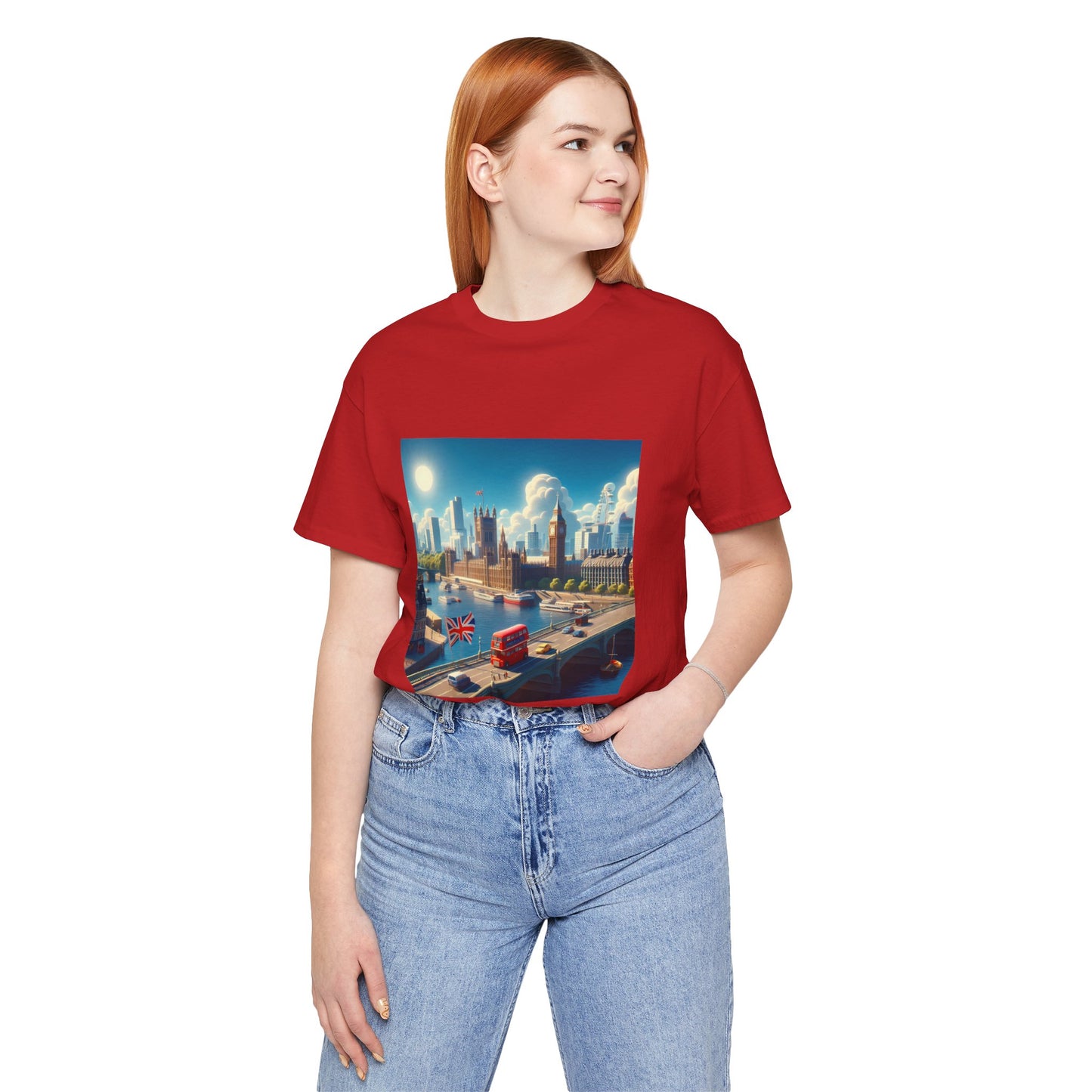 London Disney Pixar Style Jersey Short Sleeve Tee