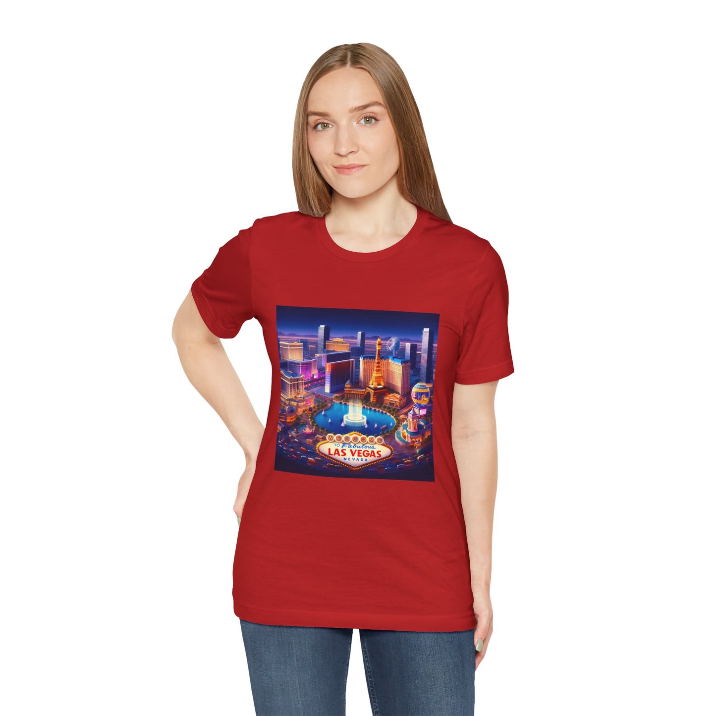 Las Vegas Disney Pixar Style Jersey Short Sleeve Tee