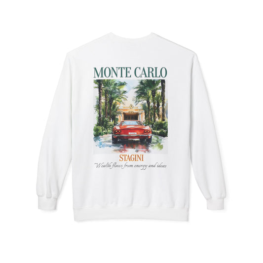 Monte Carle Midweight Softstyle Fleece Crewneck Sweatshirt