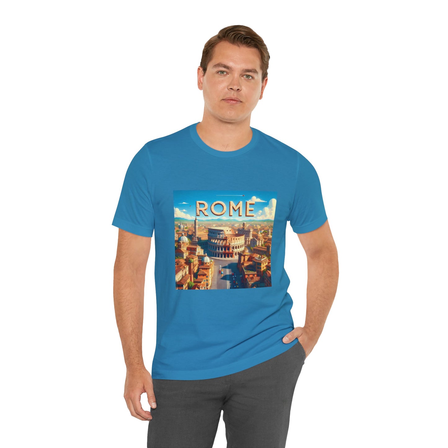 Rome Disney Pixar Style Jersey Short Sleeve Tee