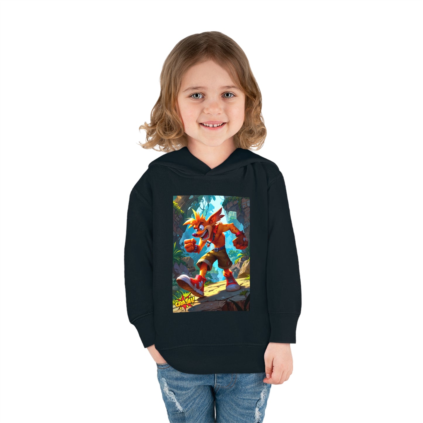 Crash Toddler Pullover Fleece Hoodie