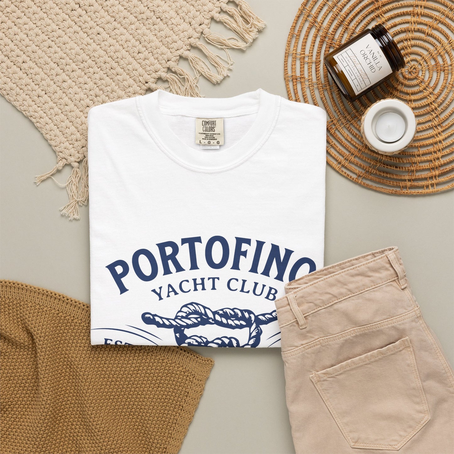 Portofino Yacht Club Graphic T-Shirt
