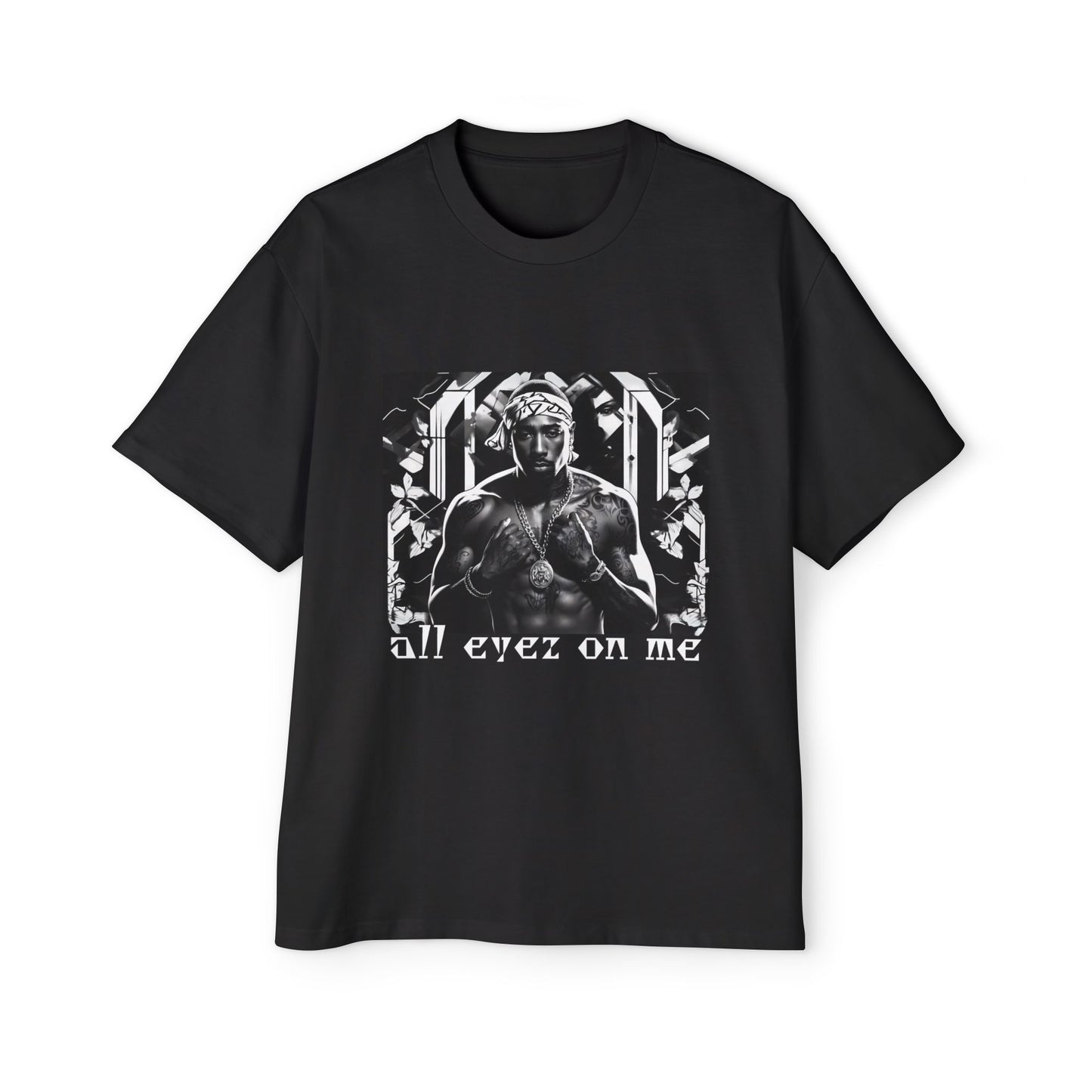 2pac Heavy Oversized Tee