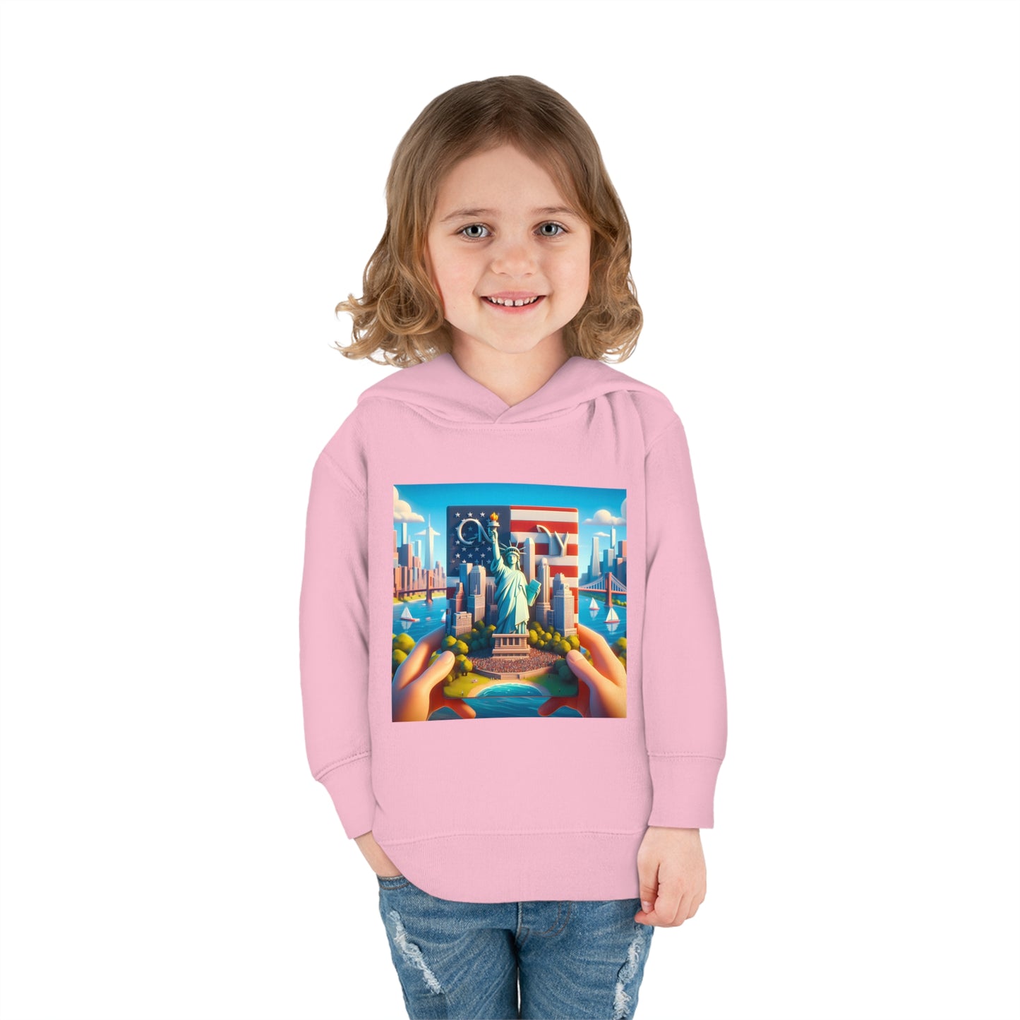 NYC Disney Pixar Style Toddler Pullover Fleece Hoodie