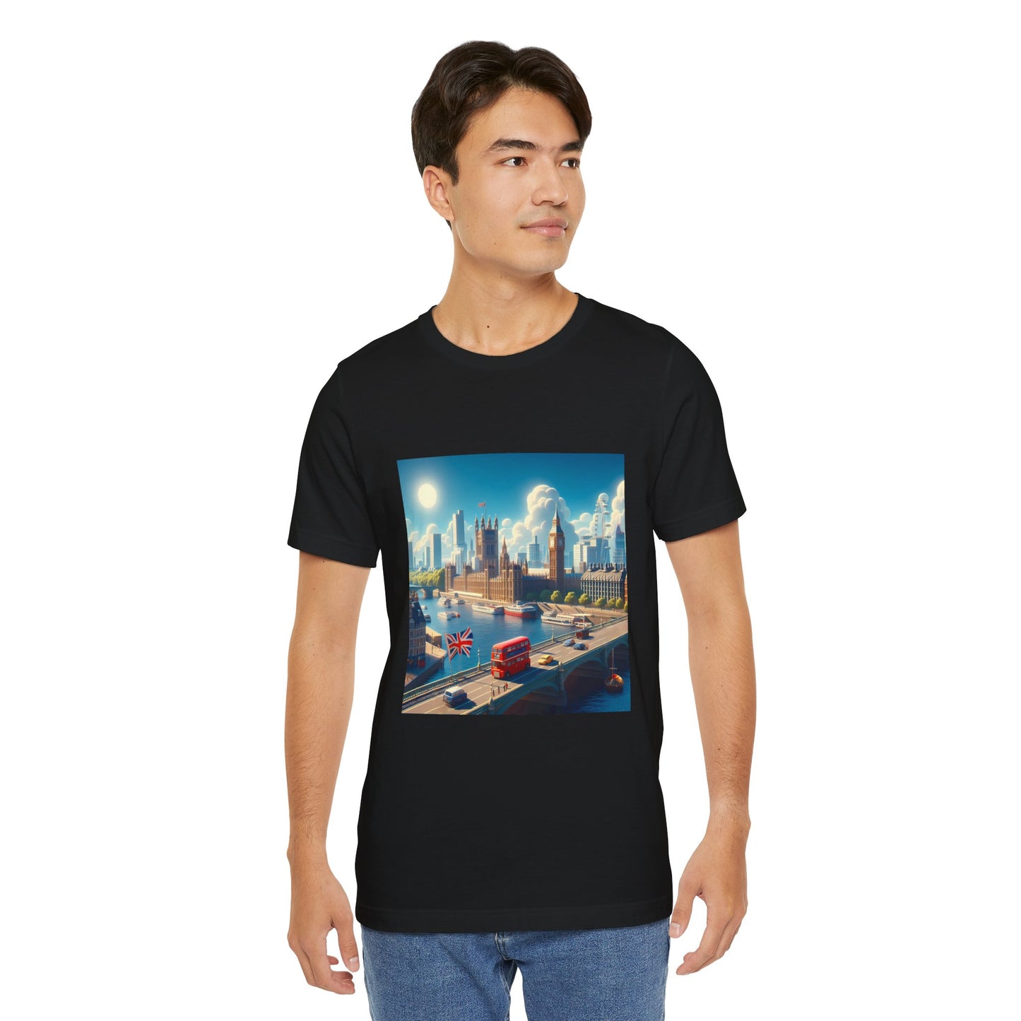 London Disney Pixar Style Jersey Short Sleeve Tee