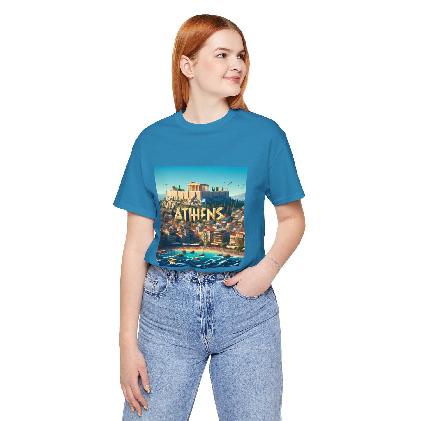 Athens Disney Pixar Style Jersey Short Sleeve Tee