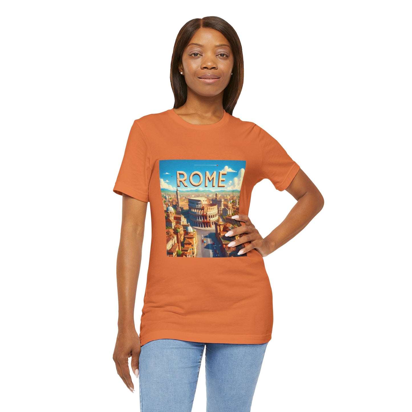 Rome Disney Pixar Style Jersey Short Sleeve Tee