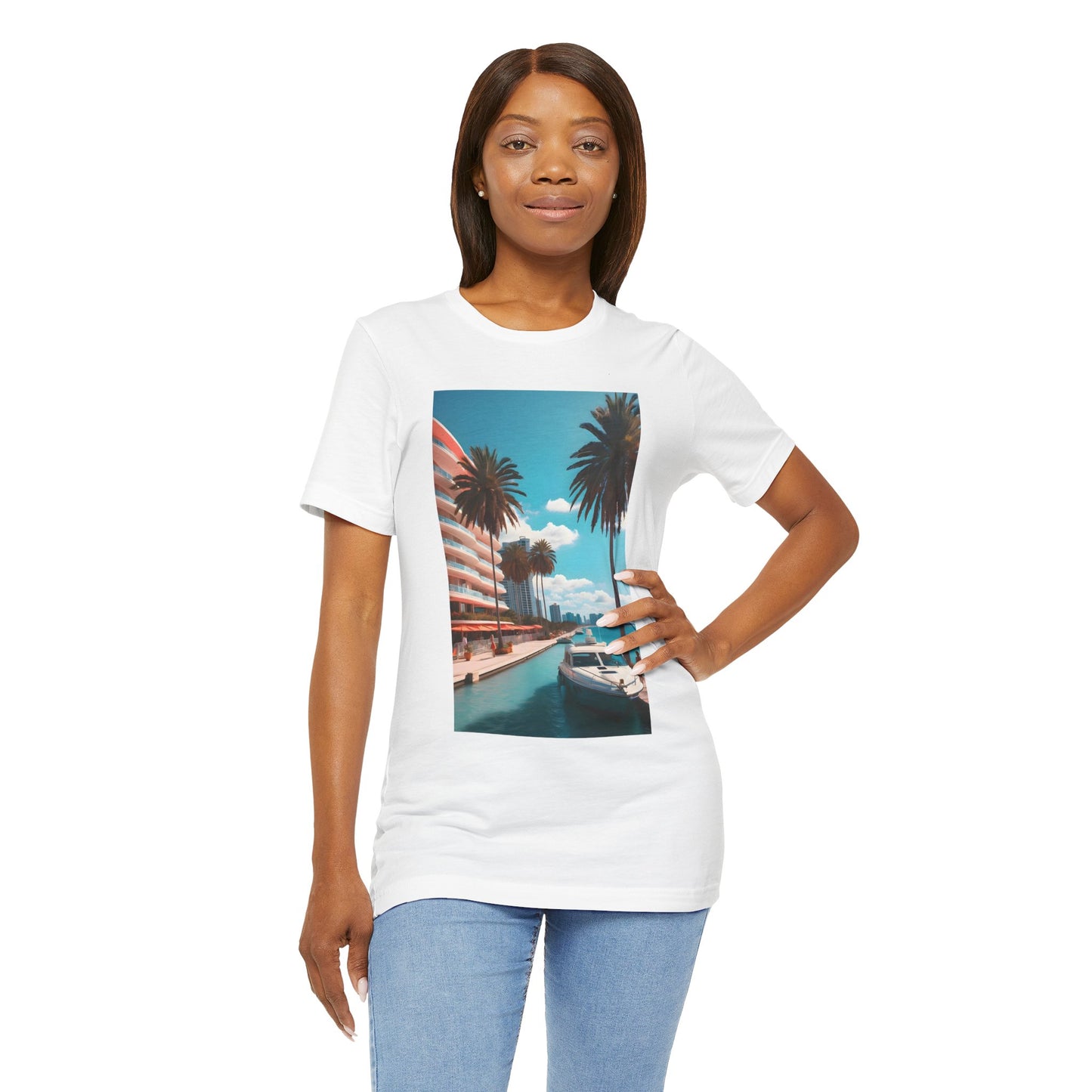 Marina Beach Jersey Short Sleeve Tee